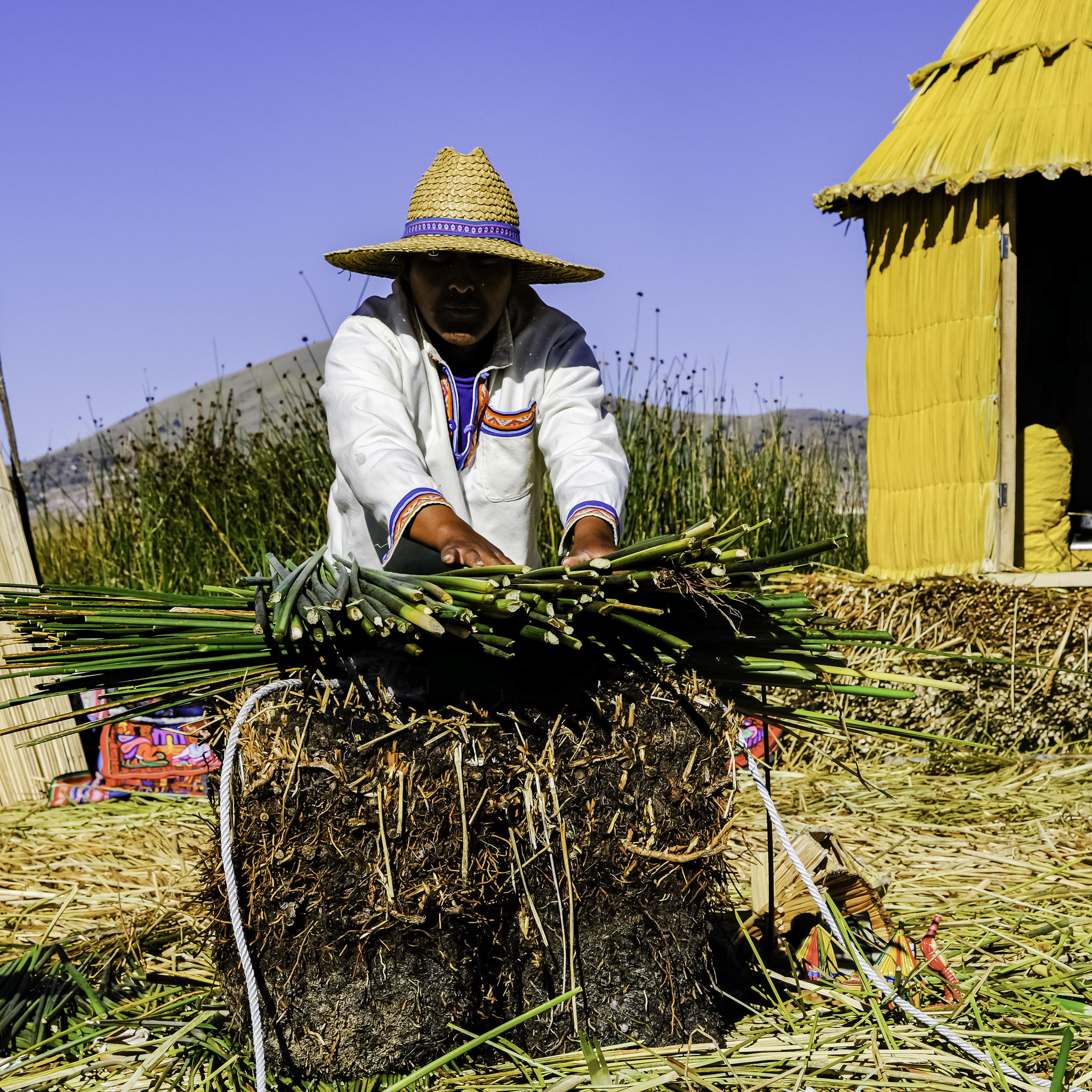 Islas Uros: plus de 40 îles flottantes sont construites ici...