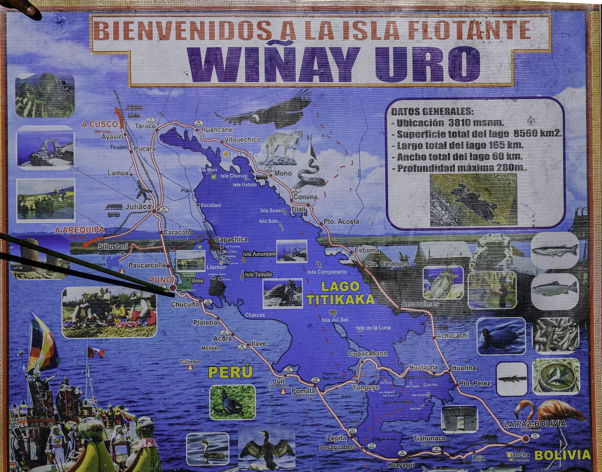 les îles aymaras Uros Titino