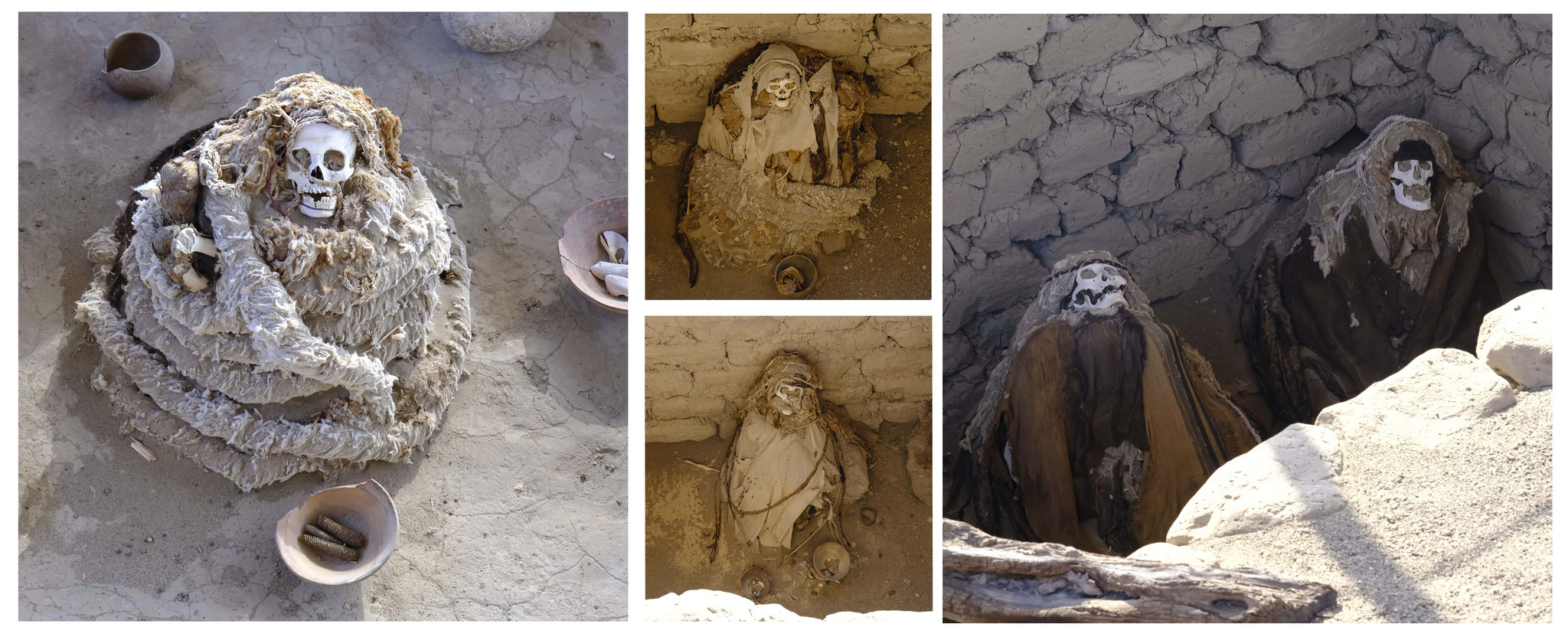qui contient des poteries et des momies pré-incas