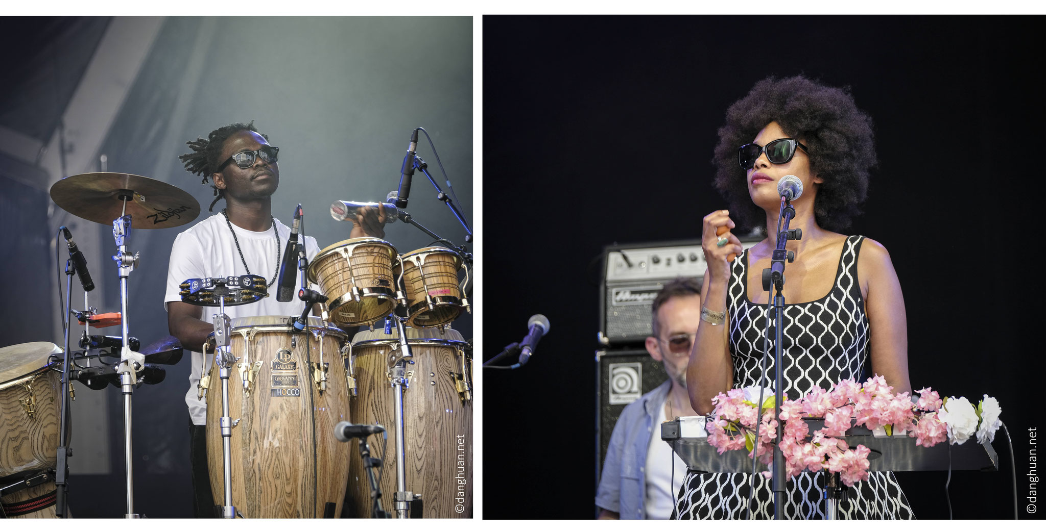 Laurent Bardainne - La Défense Jazz Festival Juin 2024, Chant/clavier: Laetitia N'diaye, Percussions: Fabe Bambi Baurel