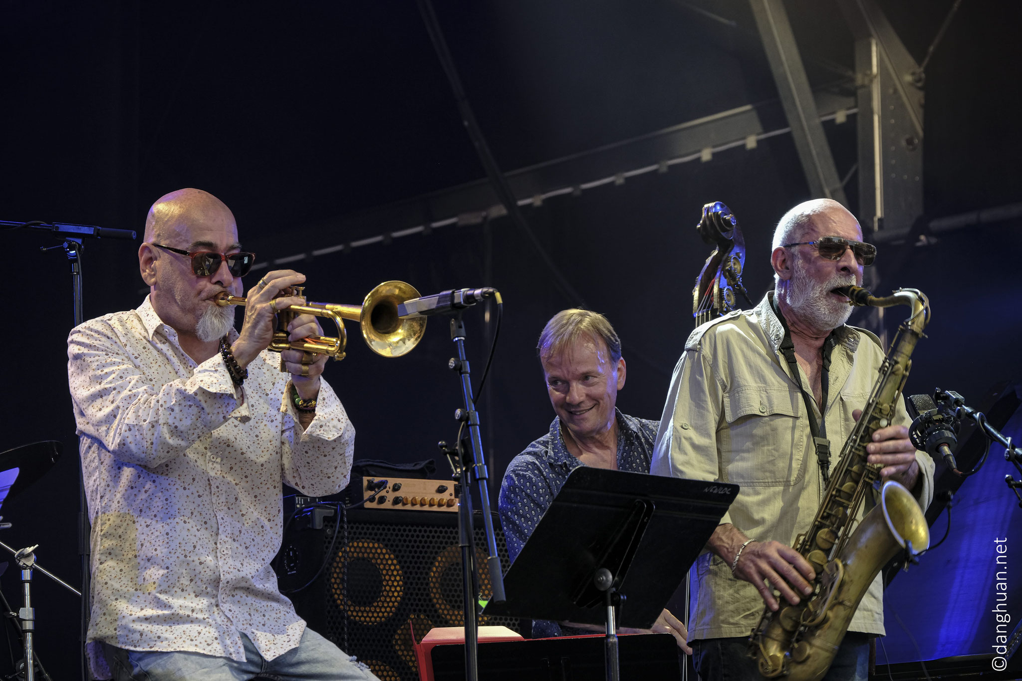 les frères Belmondo - DeadJazz -  La Défense Jazz Festival Juin 2024, trompette/bugle : Stéphane Belmondo
