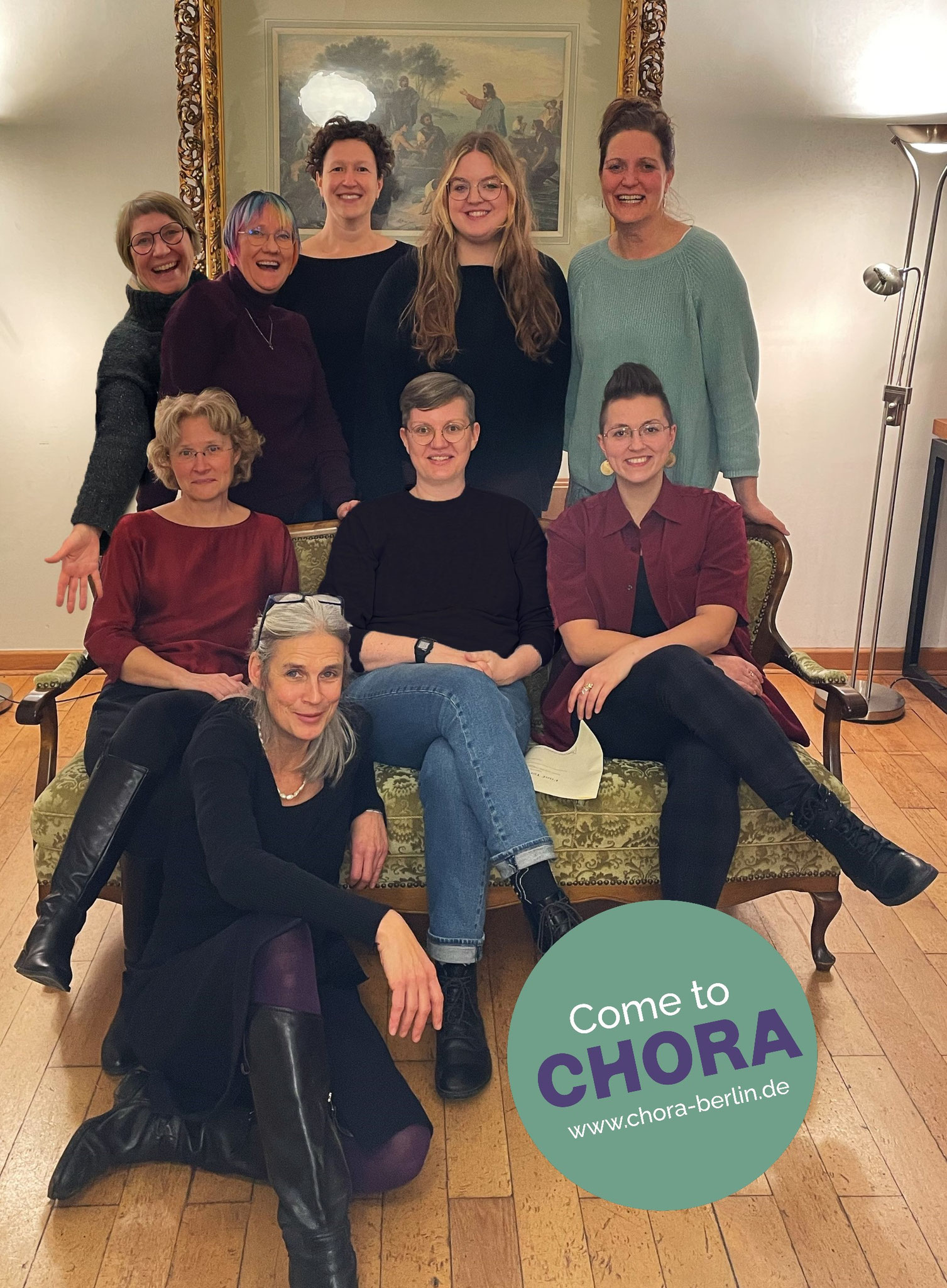Die Sängerinnen von CHORA im Januar 2024