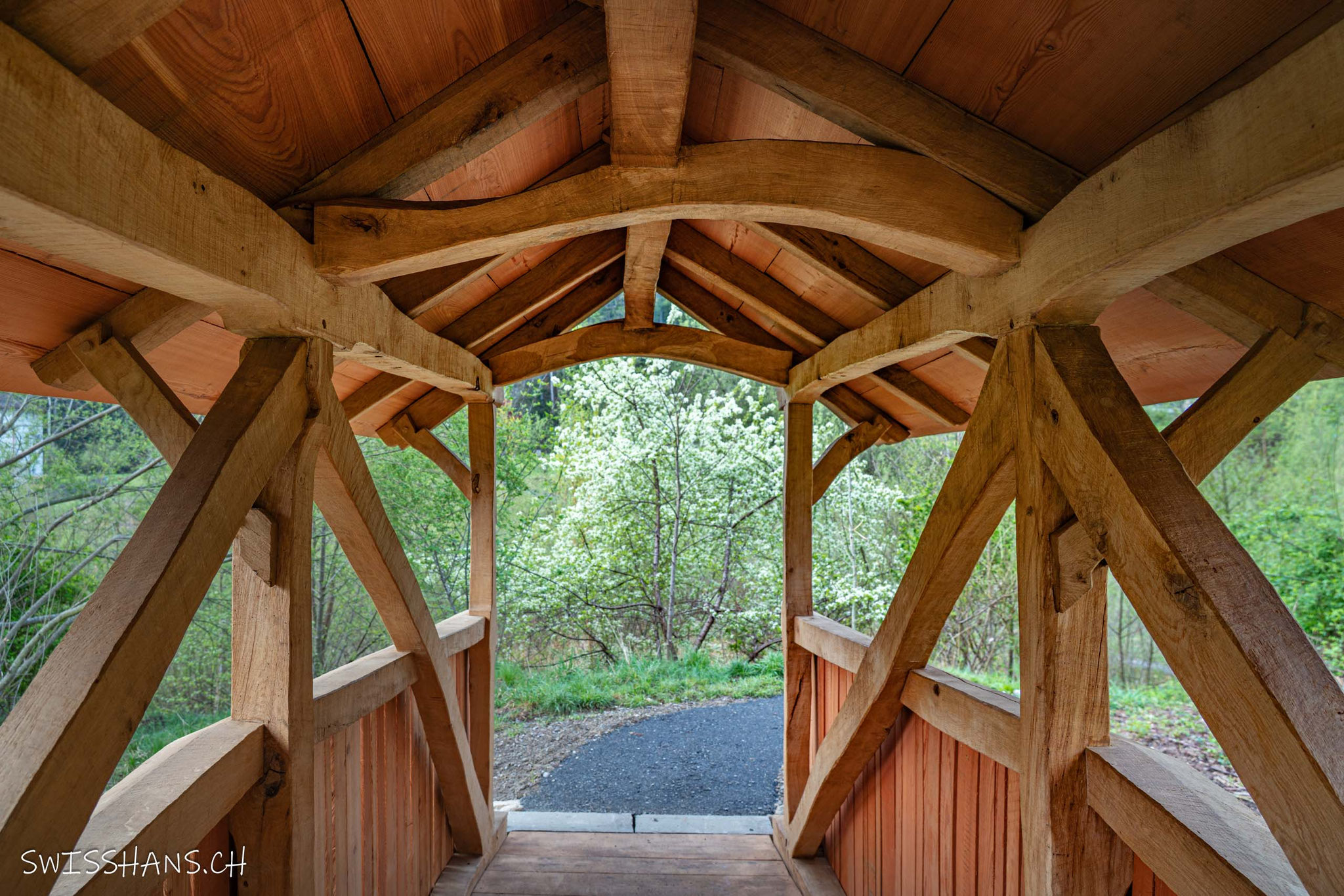 Gedeckte Mülibachbrücke in Berneck