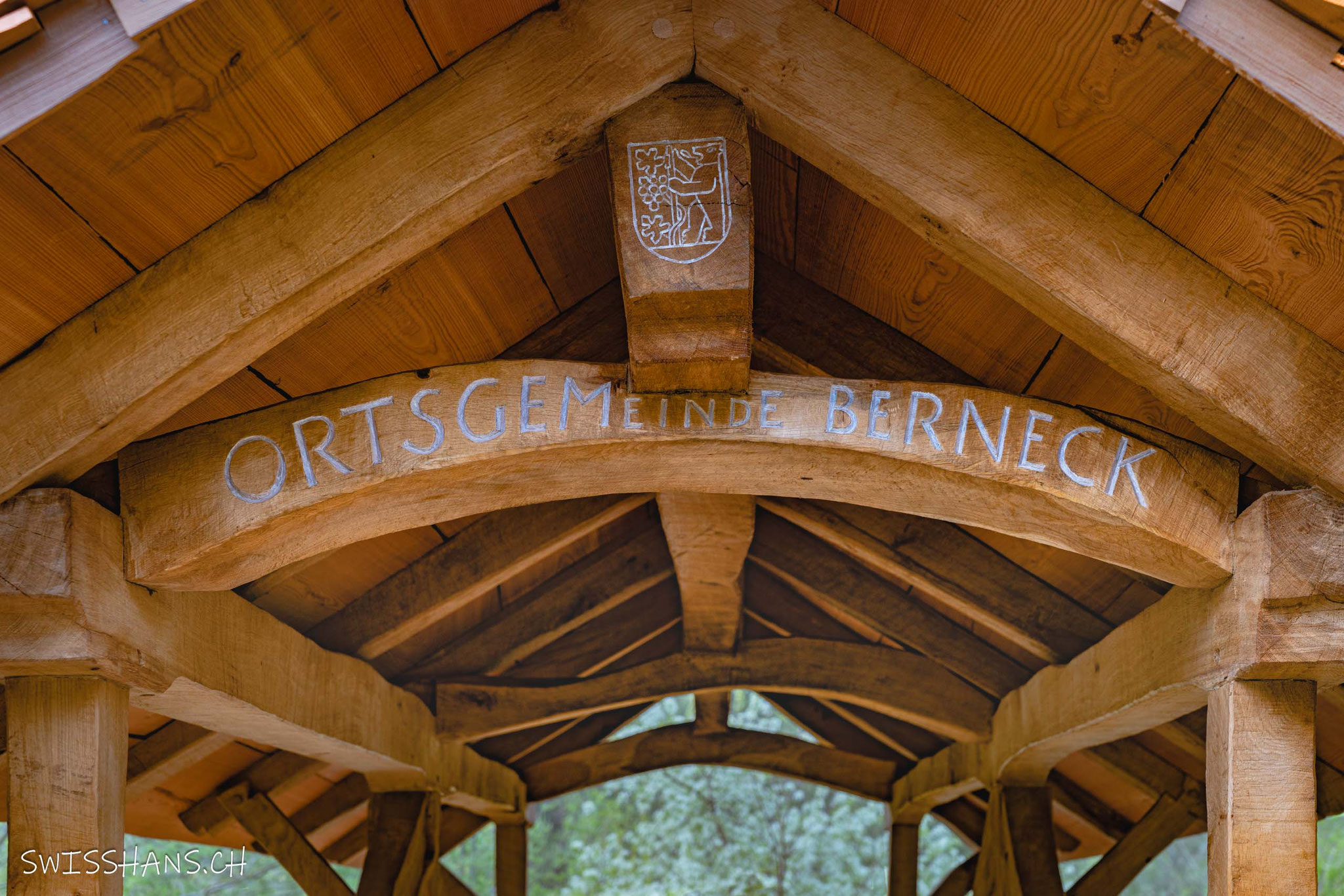 Gedeckte Mülibachbrücke in Berneck