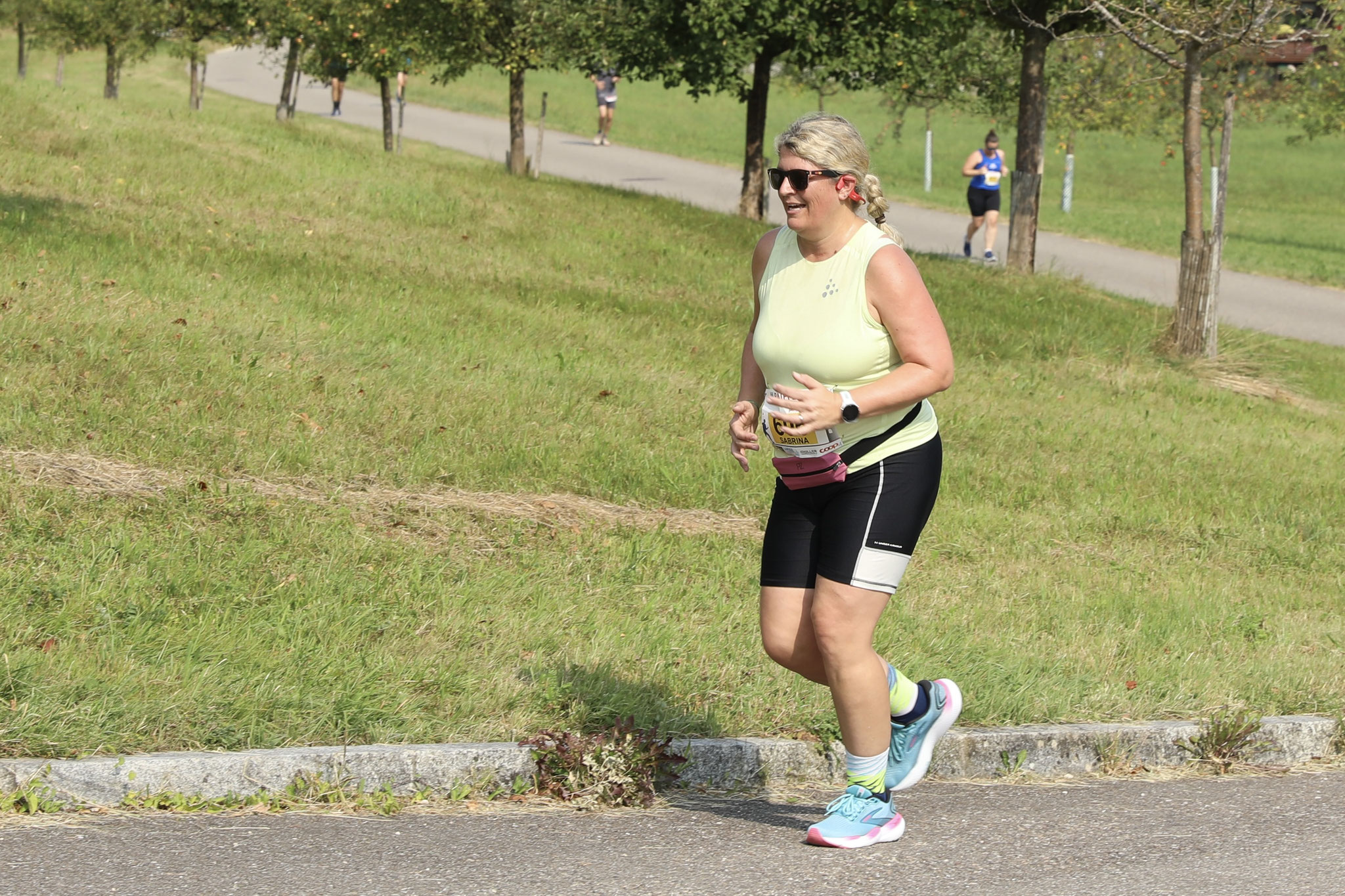 Bravo Sabrina - unsere Vertreterin am Lauf!