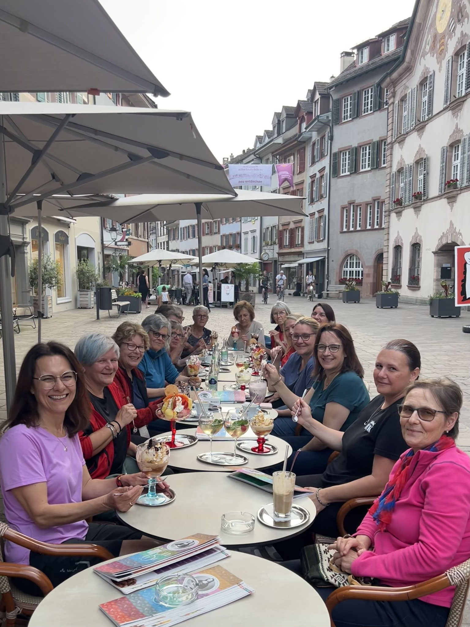 Gesellige Runde in Rheinfelden