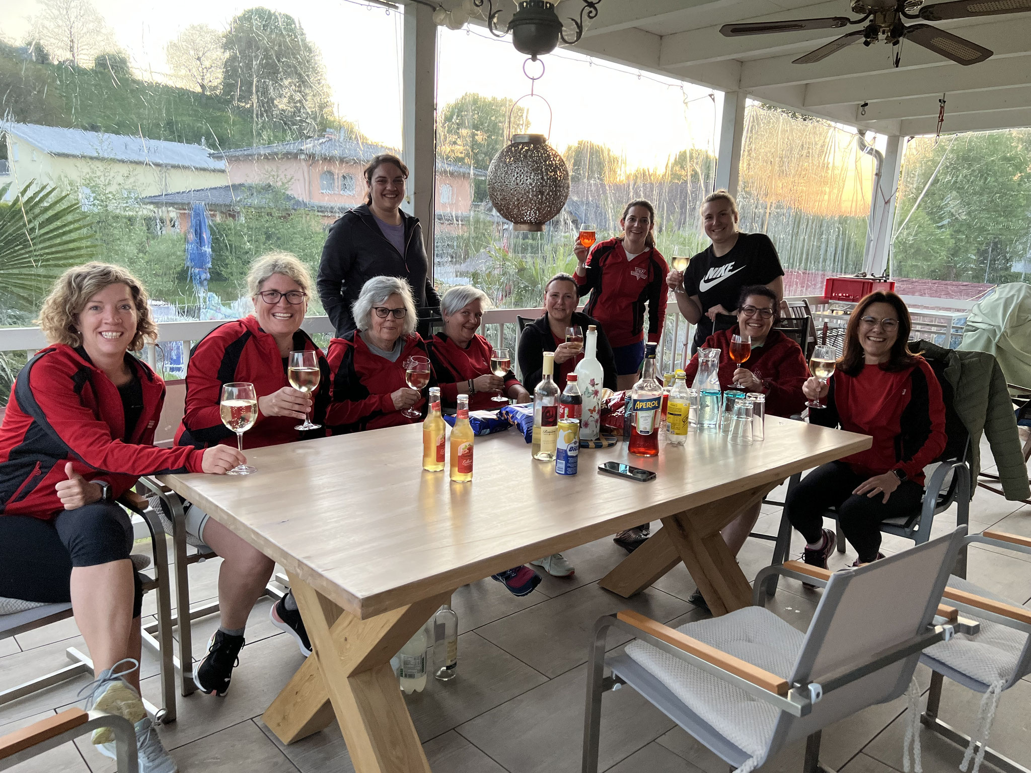 Apéro nach dem Outdoortraing