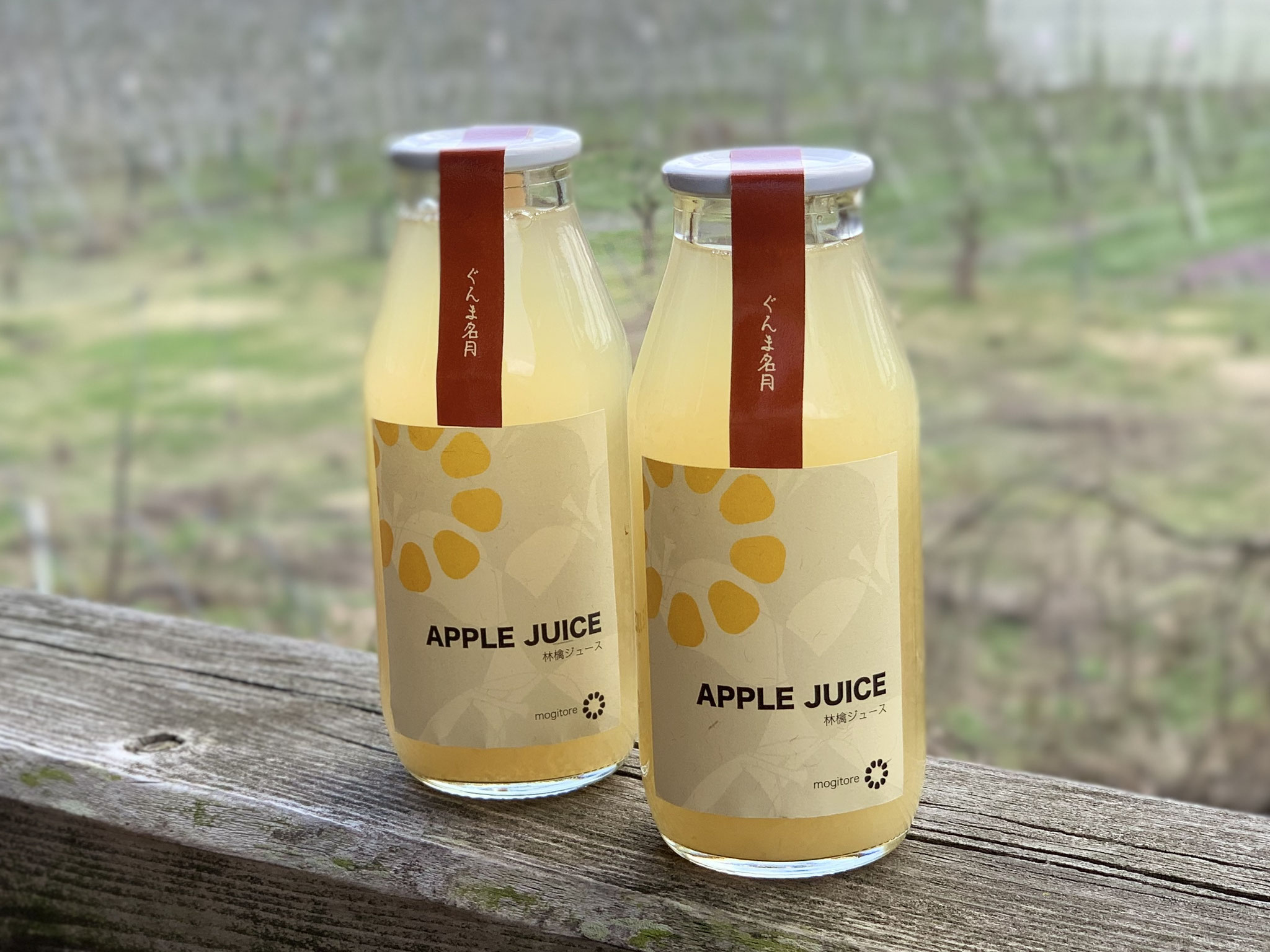 〇 apple juice　(Gunma meigetu)