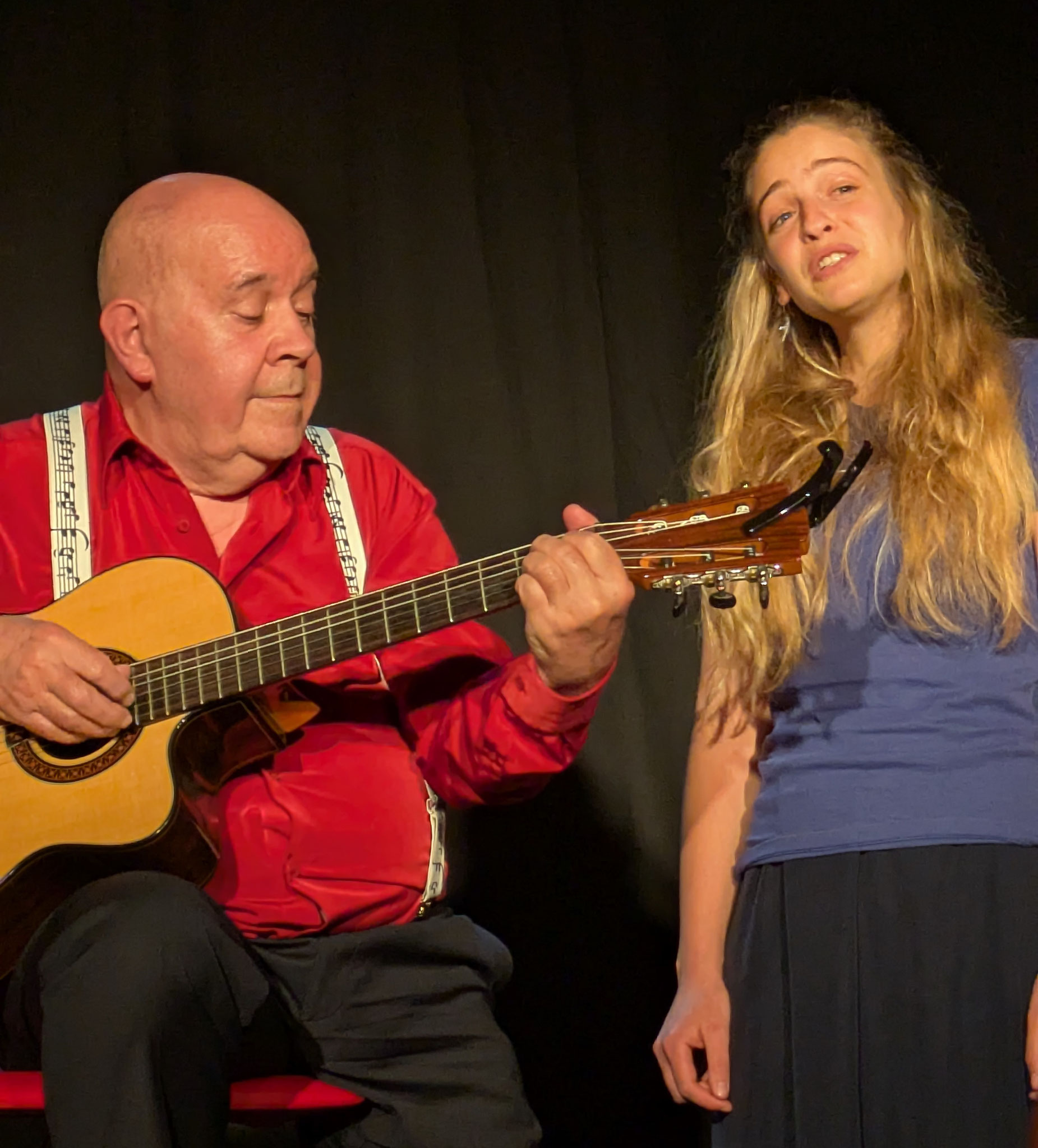 Gérard Morel en duo avec Leora Guillot