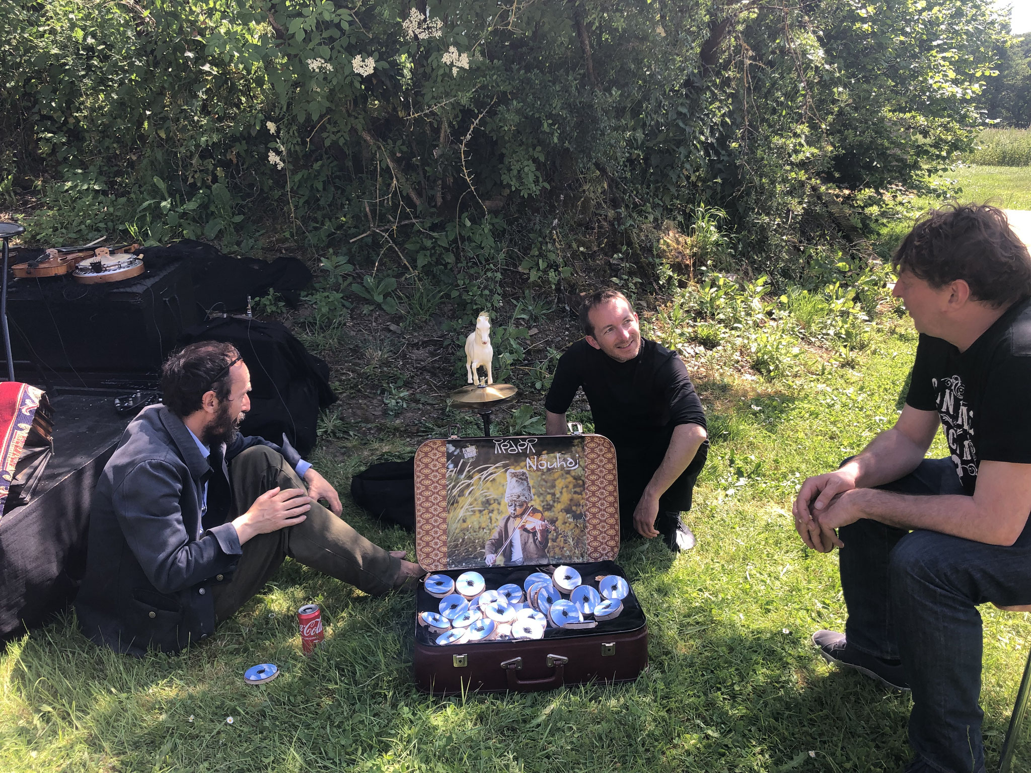 François Pierron, Rédèr Nouhaj et Loïc Lantoine  (photo Estelle Caumartin)