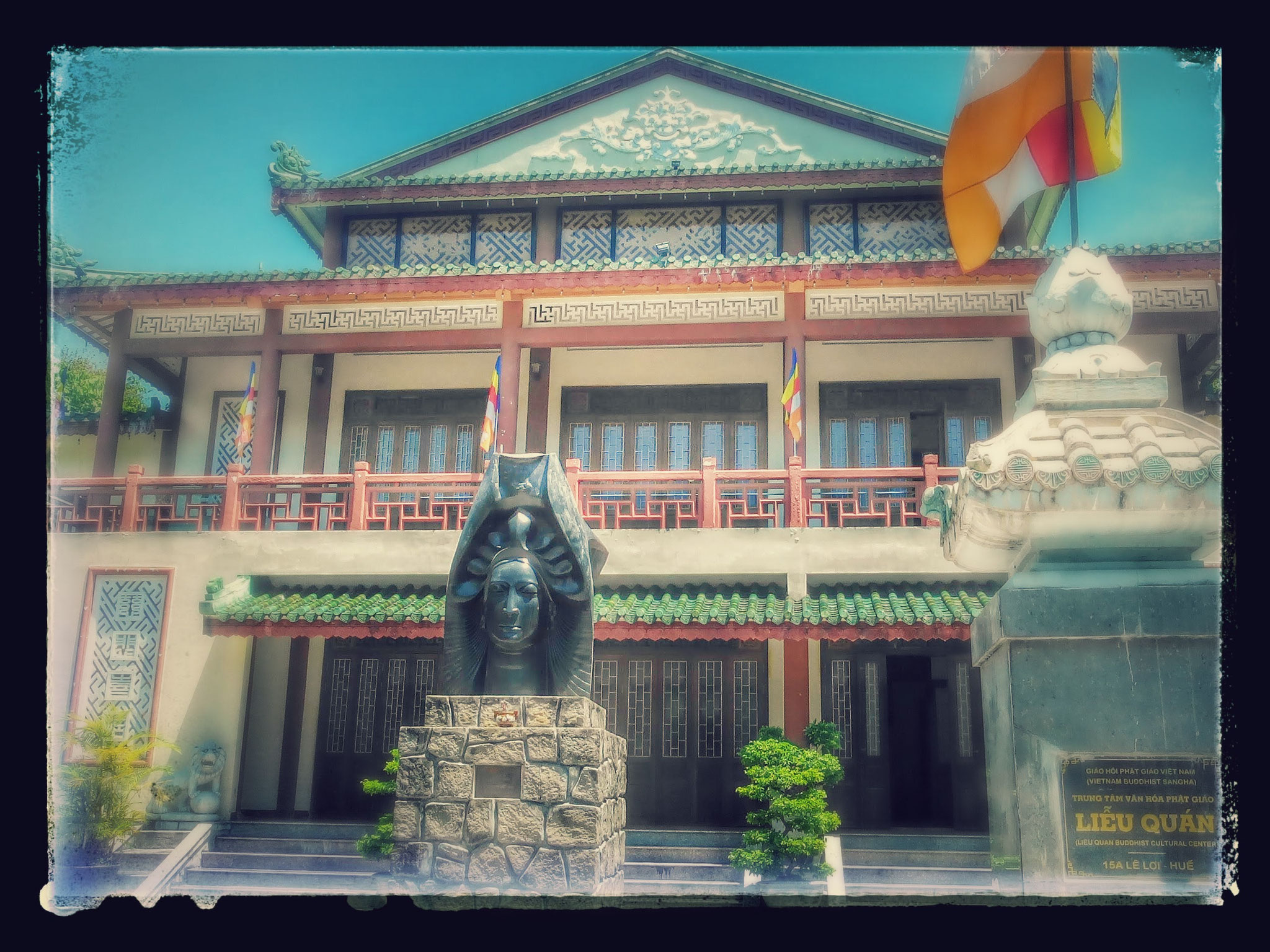 Centre culturel bouddhiste, Hue, Vietnam, juillet 2016