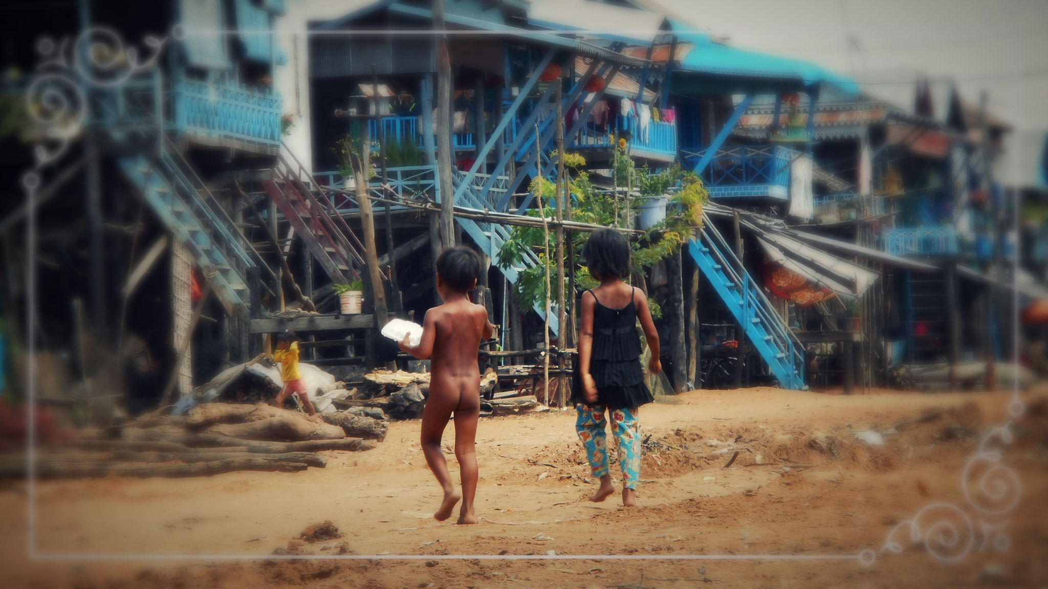 Kompong Pluk, Cambodge, juillet 2016