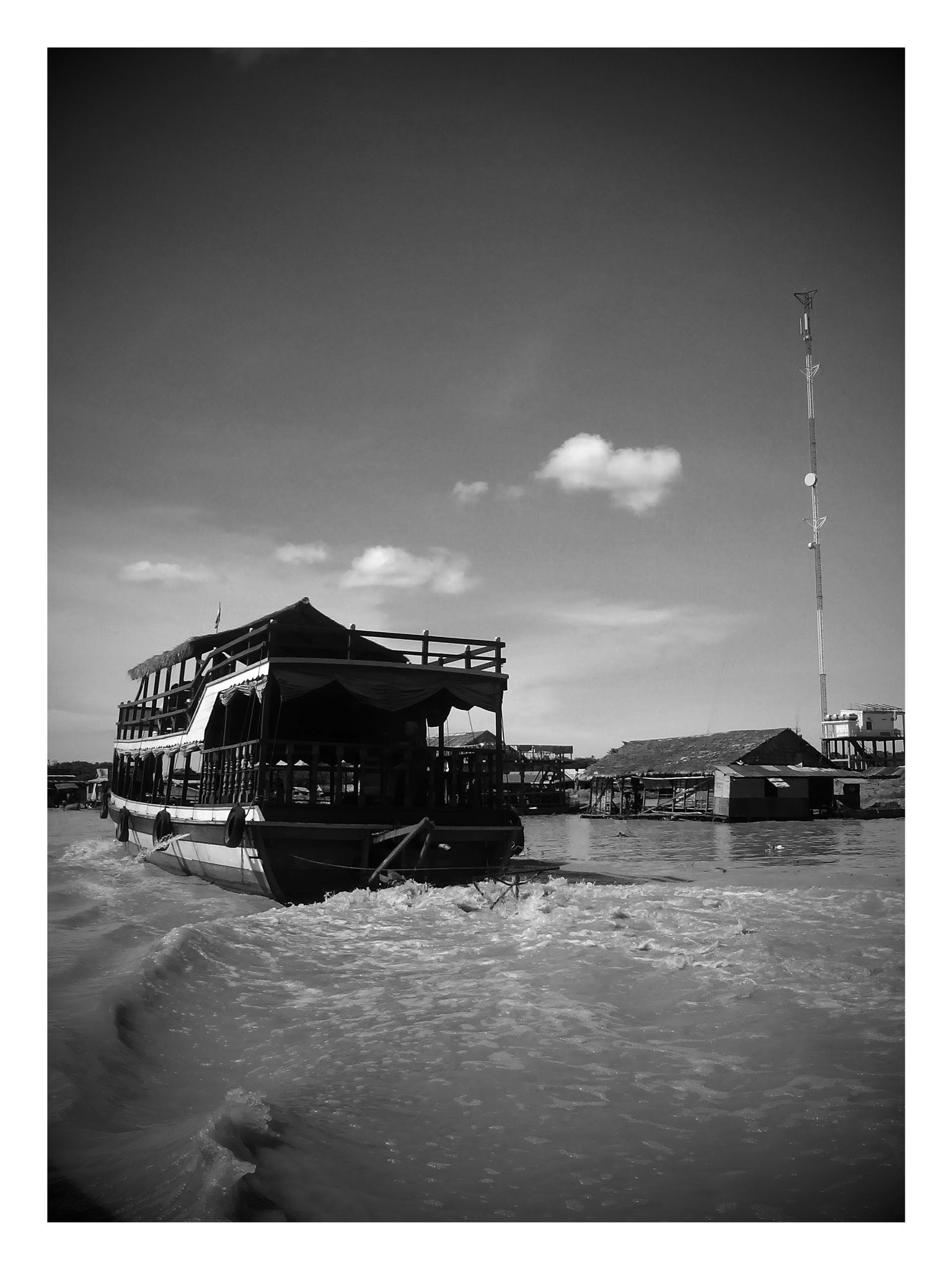 Lac Tonlé Sap, Cambodge, juillet 2016 