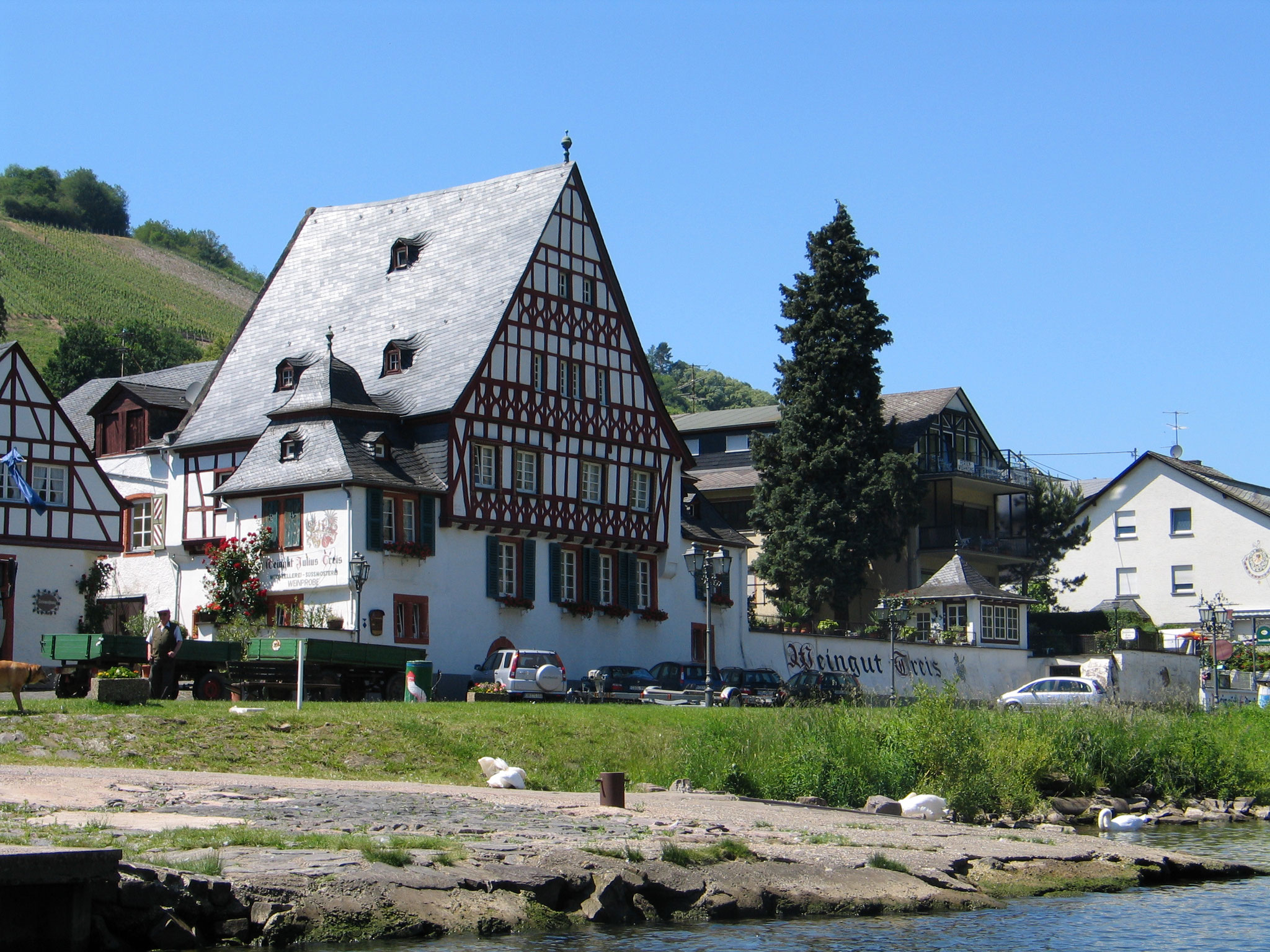 Traditionelles Fachwerkhaus im Zeller Stadtteil Kaimt 