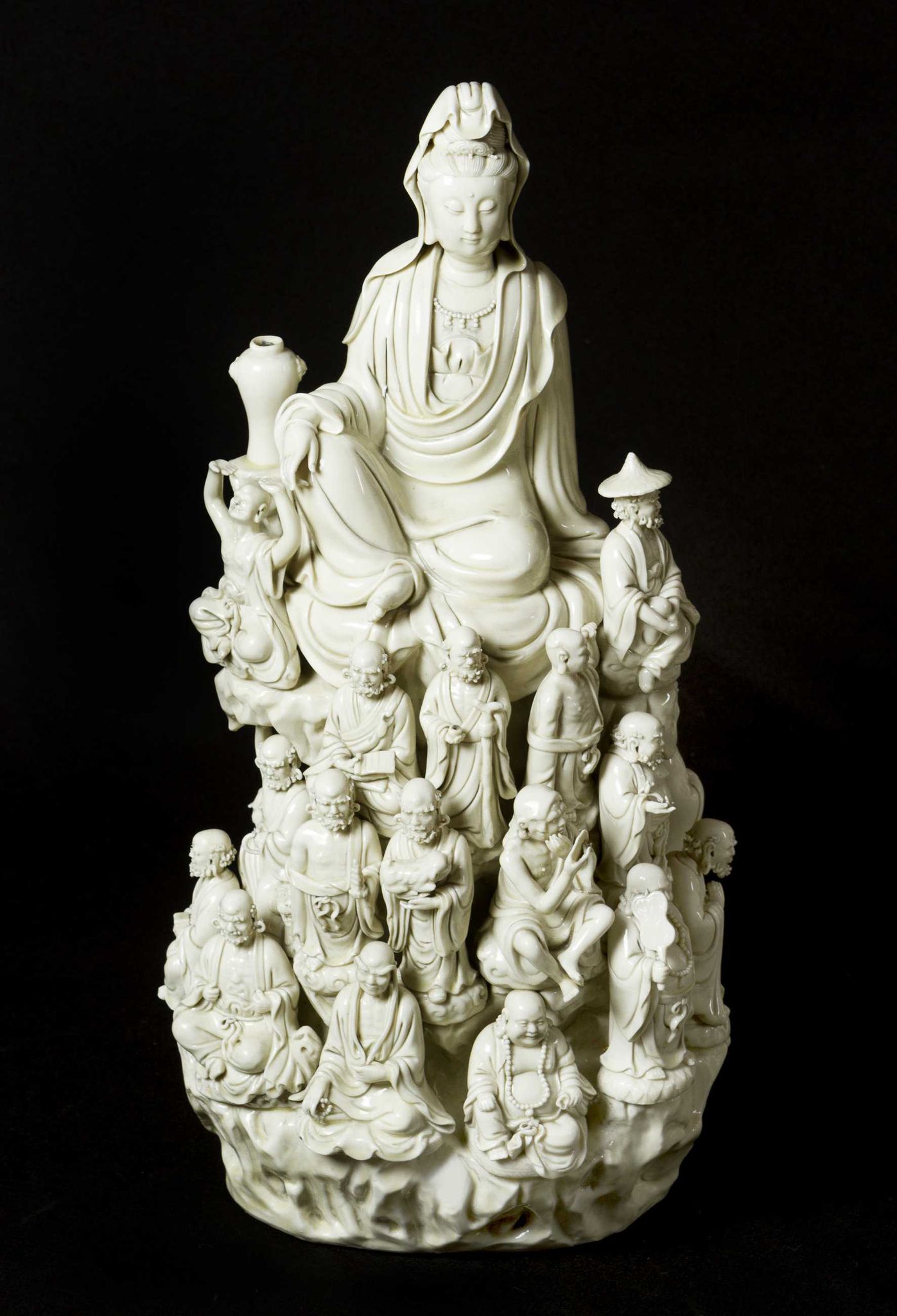 Guanyin und ihre Achtzehn Lohans