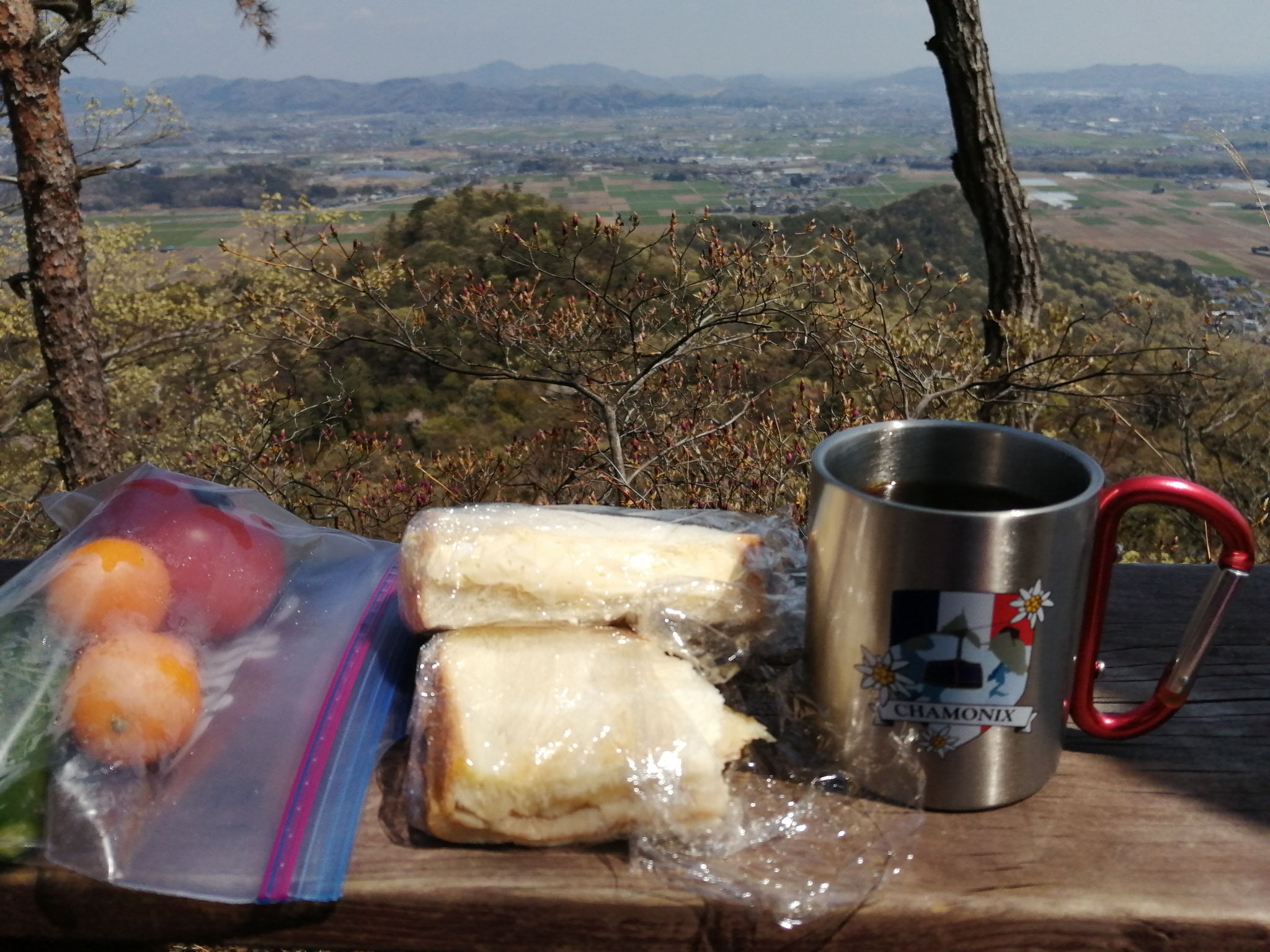 山頂のランチ