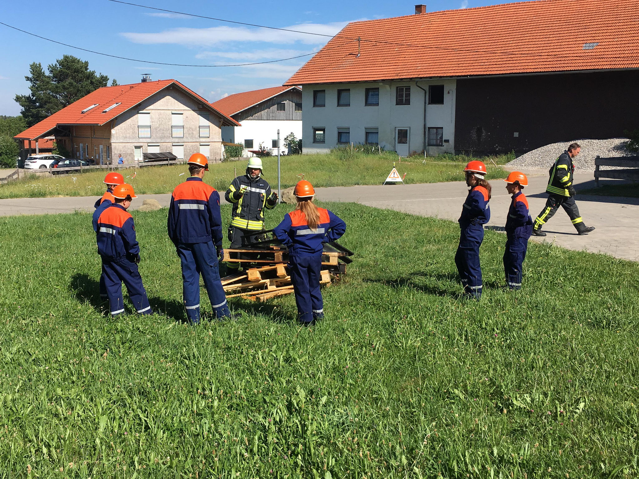 Jugendfeuerwehr Ermengerst - Übung am 05.07.2019