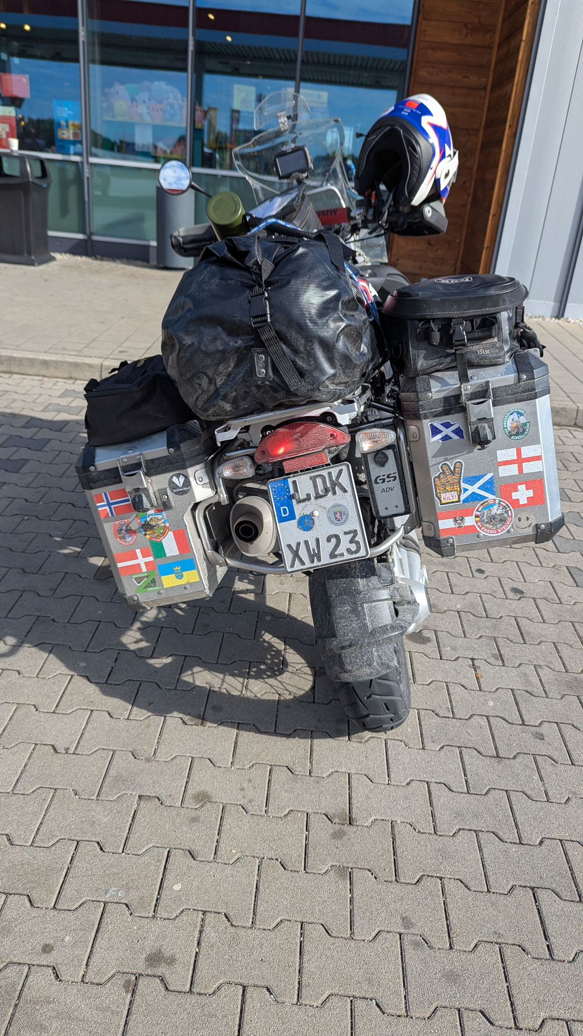 ein Heimwegbild von der Raststätte darf nicht fehlen..