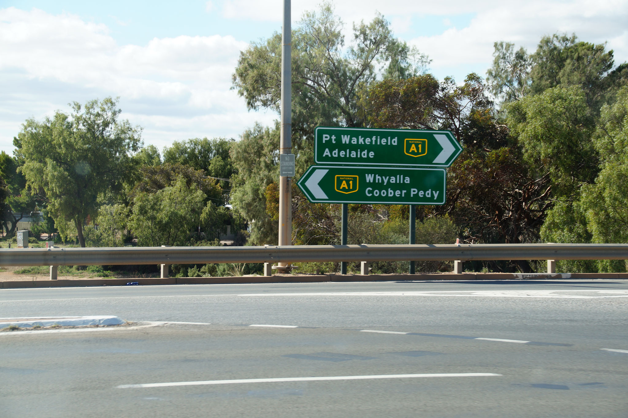 Highway nach Coober Pedy.