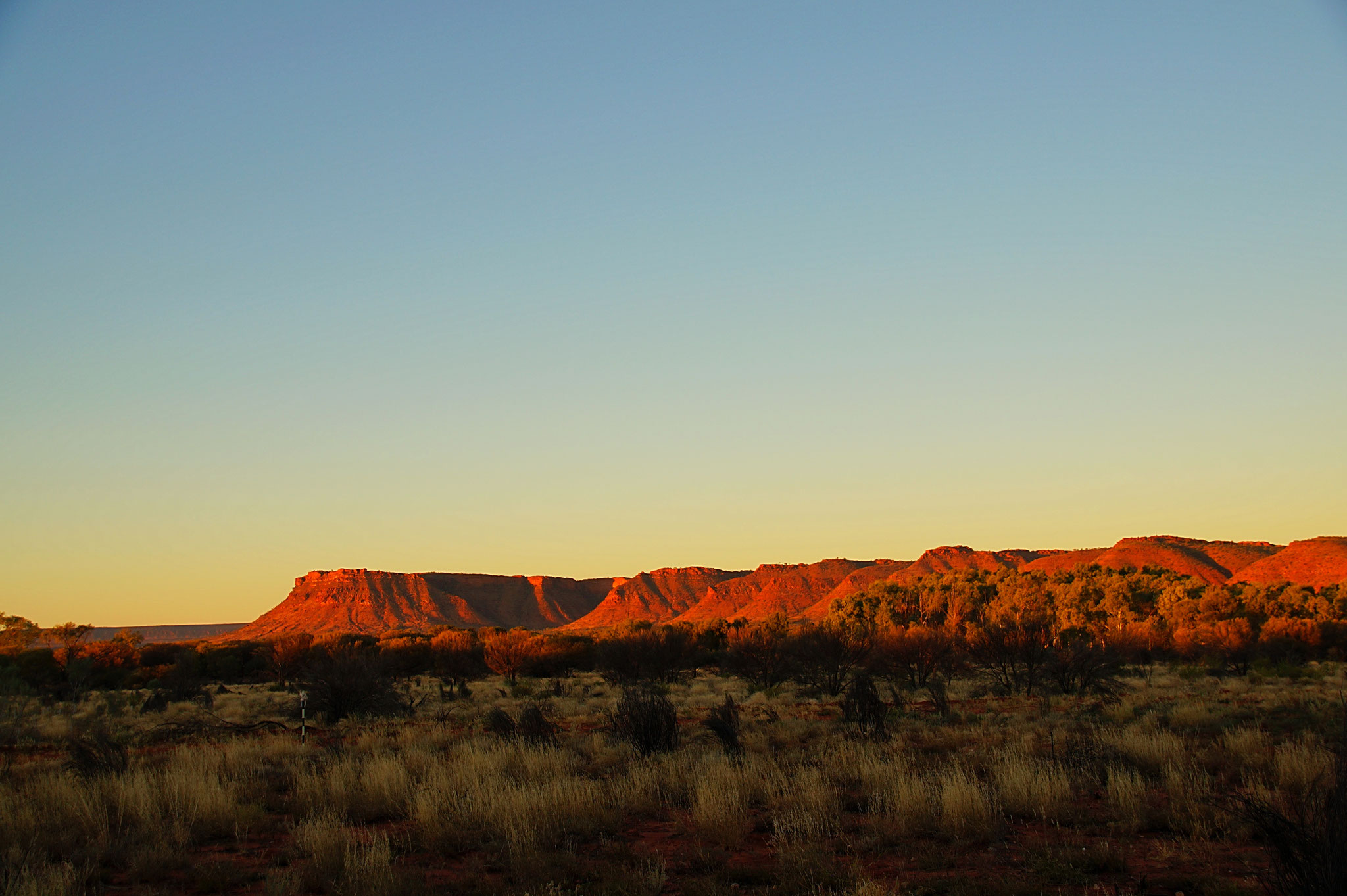 Blick vom Kings Canyon Resort.