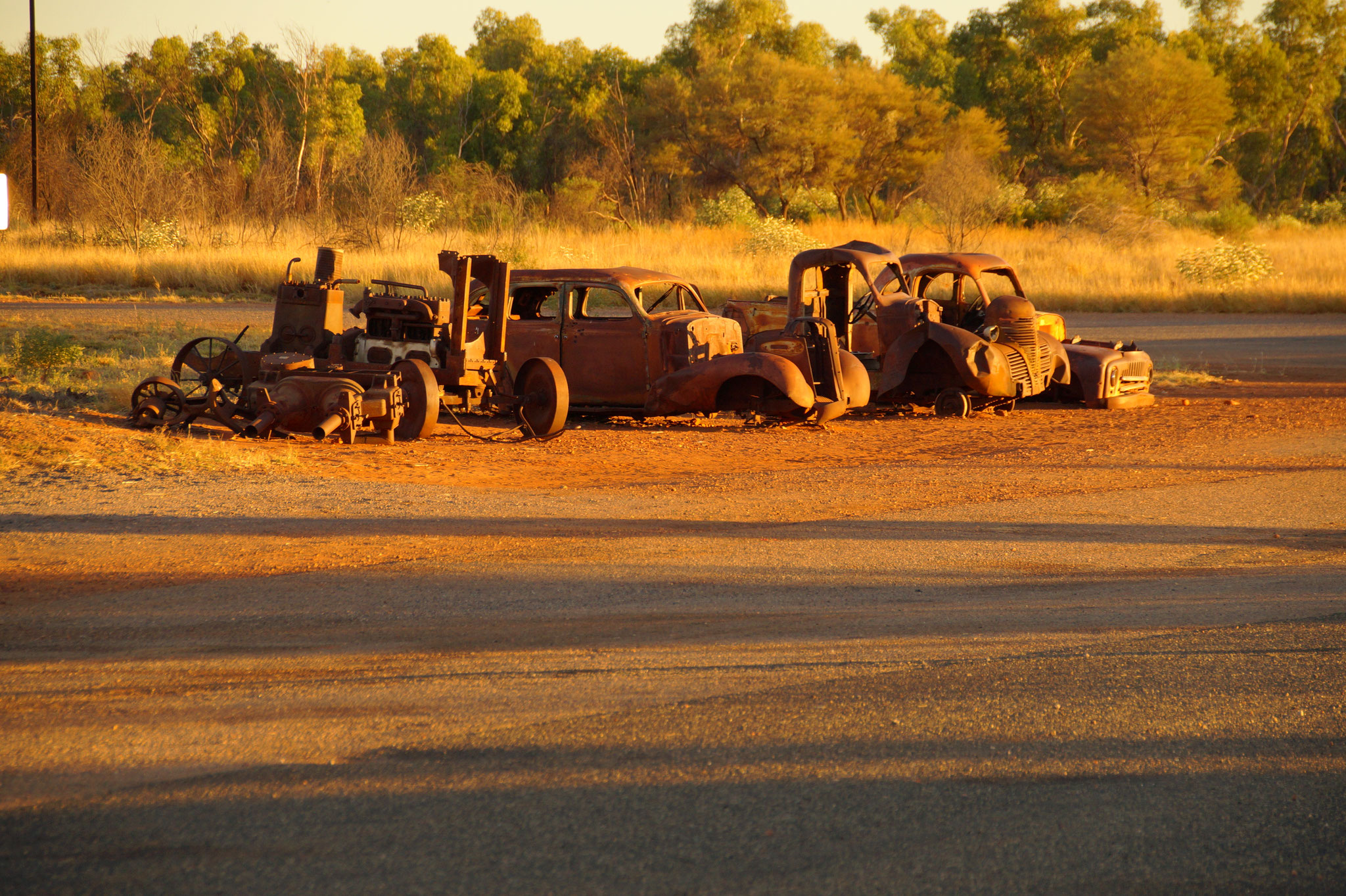 Der Autofriedhof passte zu Davenport.