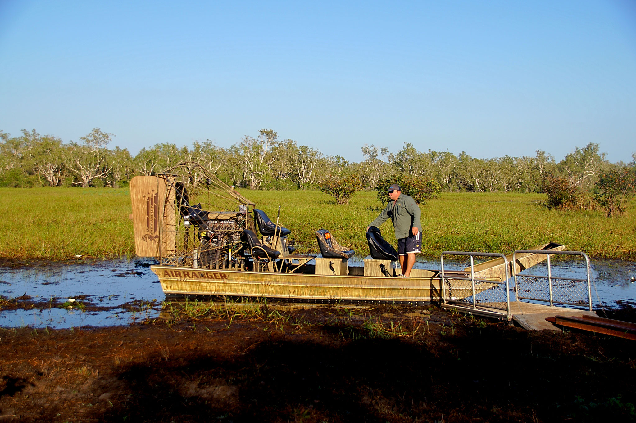 Airboat Safari der Wildman Wilderness Lodge: ein Top 10-Highlight unserer Reise.