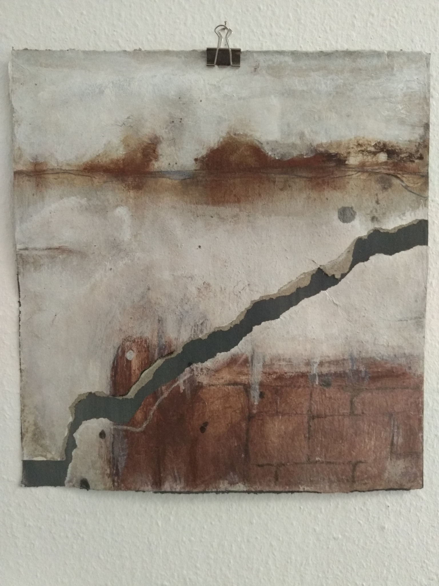 " Beziehungsgeflecht "  12/ 50 x 50 auf Pappe