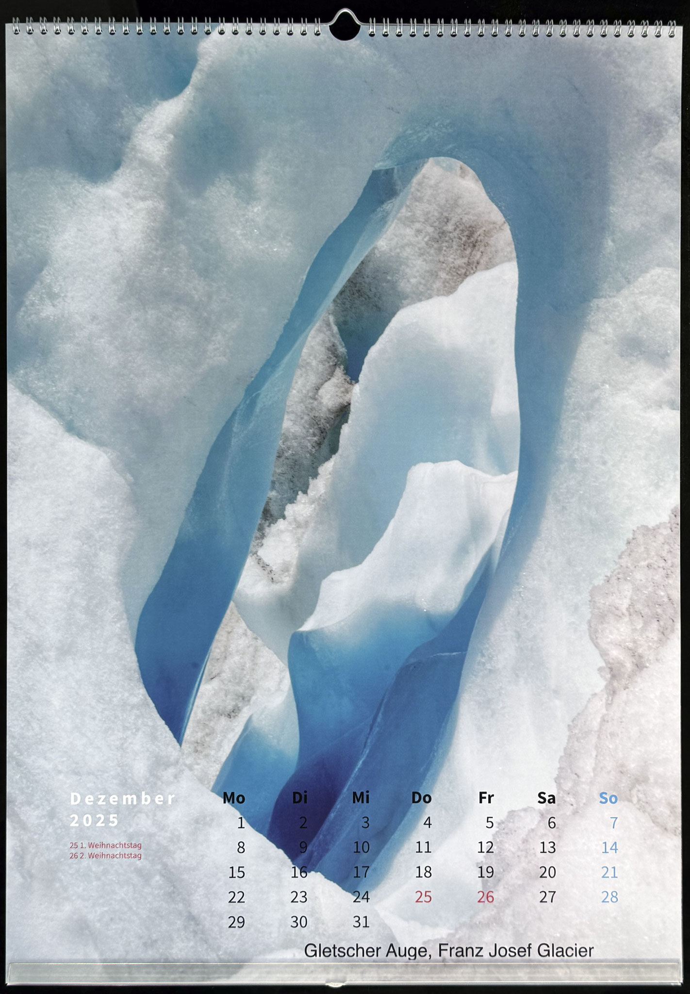 Sogenanntes Gletscherauge, aufgenommen:  Gletscherregion Franz Josef Glacier, Südinsel 
