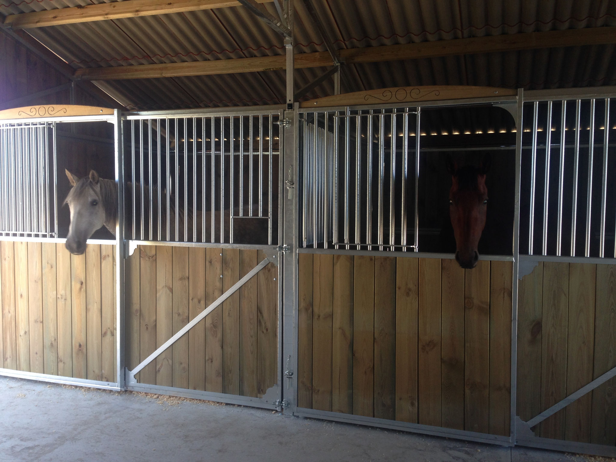 Les boxes du barn