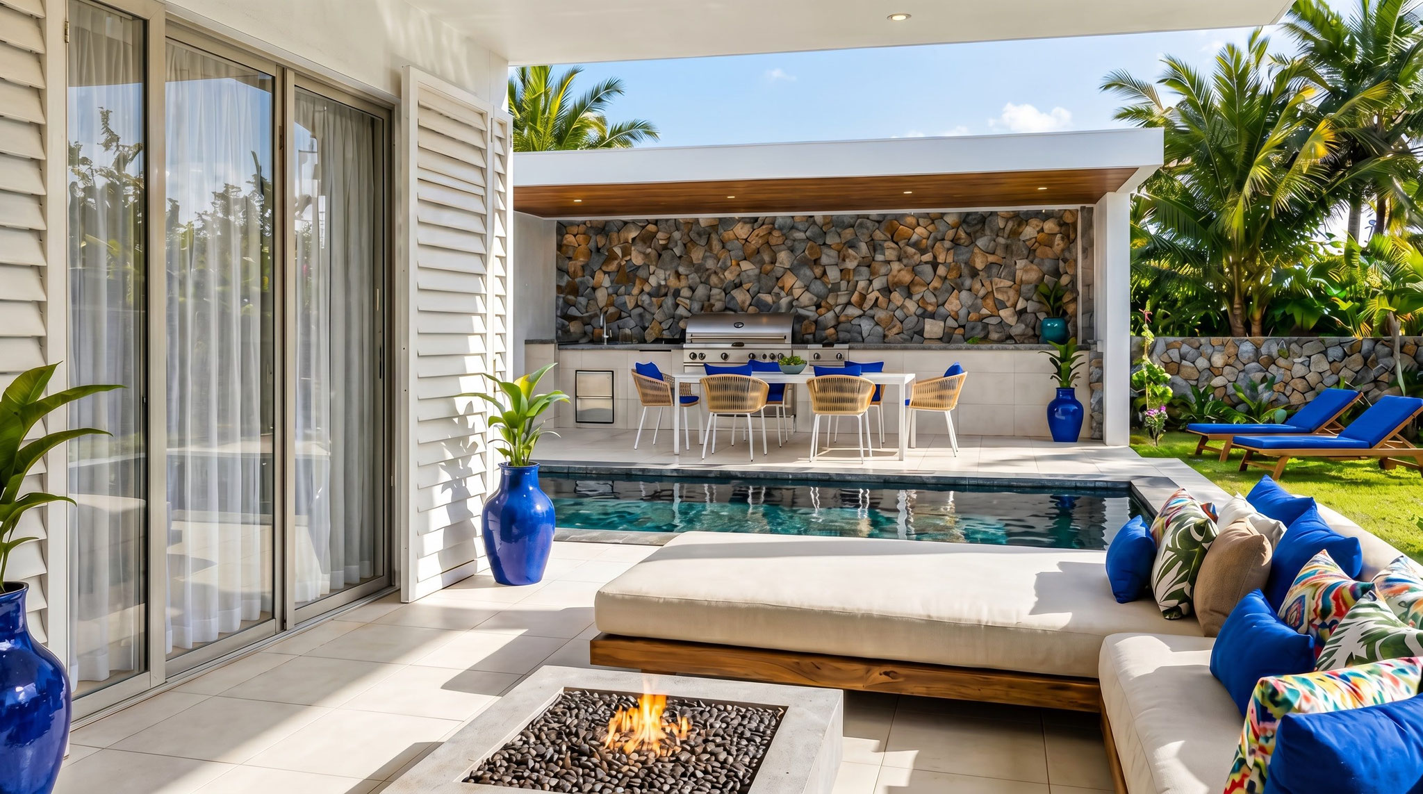new program of luxury villas PDS Laelia in trou aux biches Mauritius near the beach..