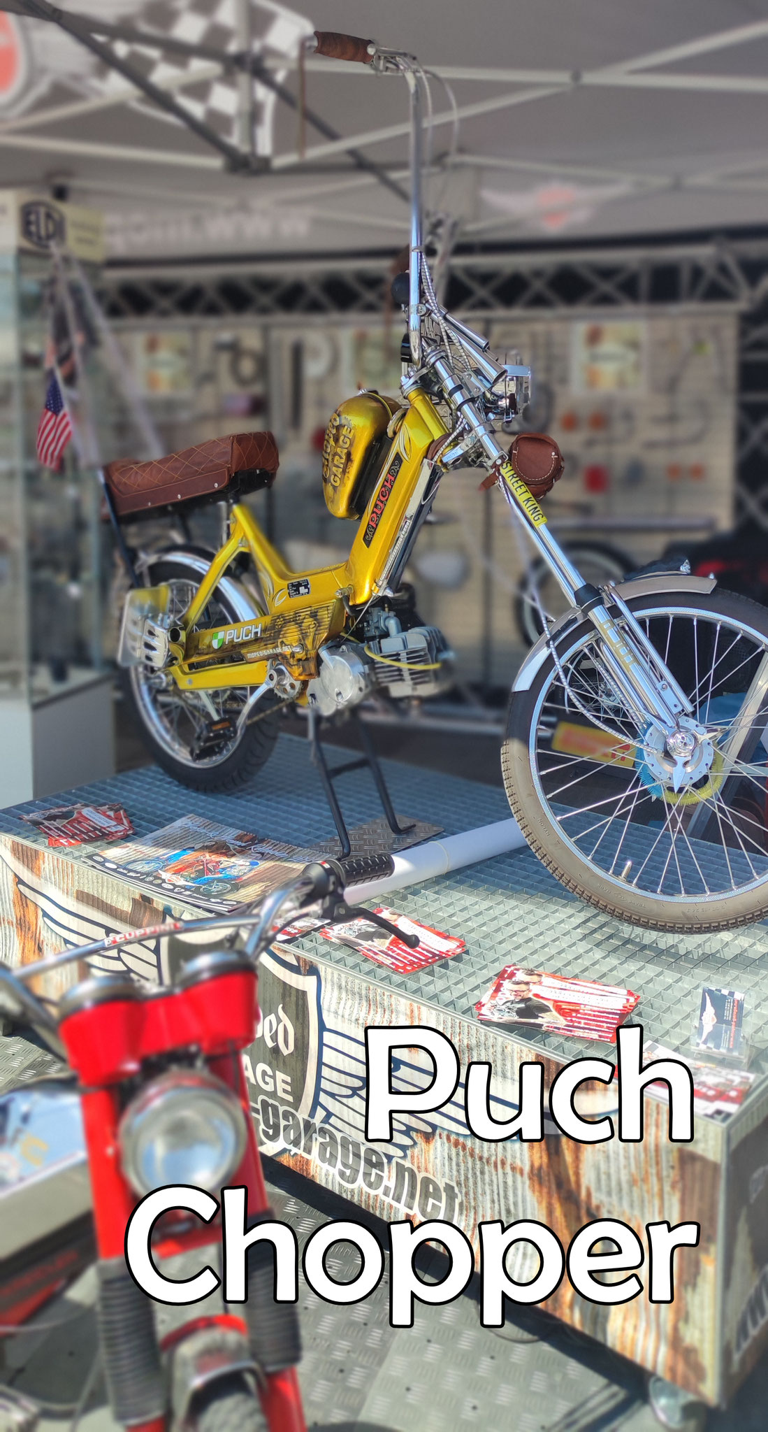 Bilder von unseren Custom Umbauten WERKSTATT der Moped Garage MG GmbH