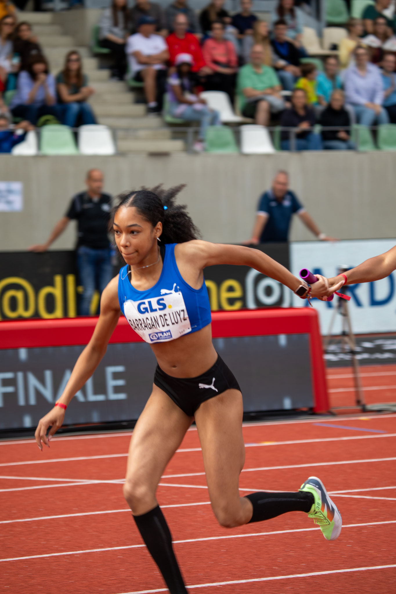 Liyana, Pos. 3 mit einem perfekten Wechsel