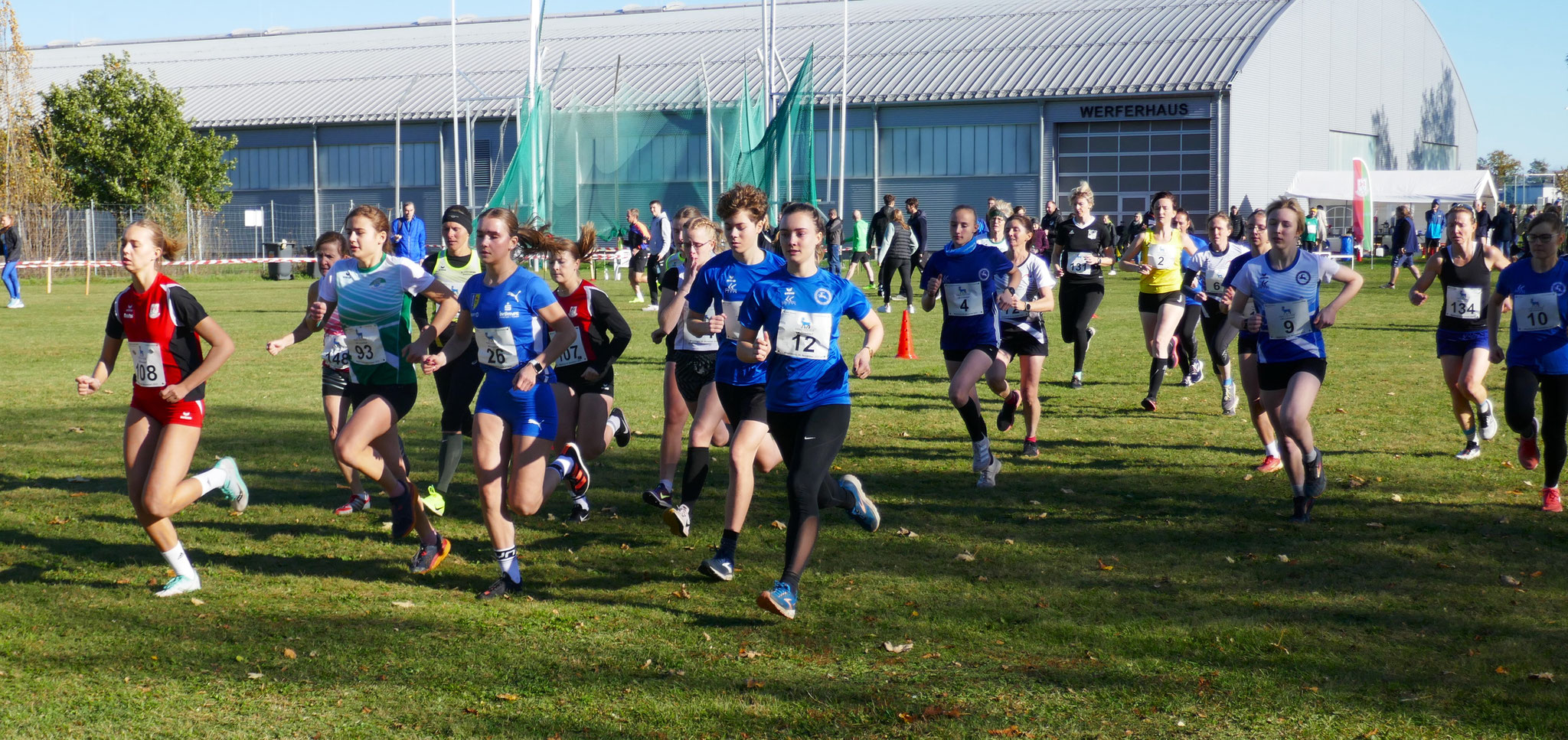 Start, 4,2 km U18 Frauen