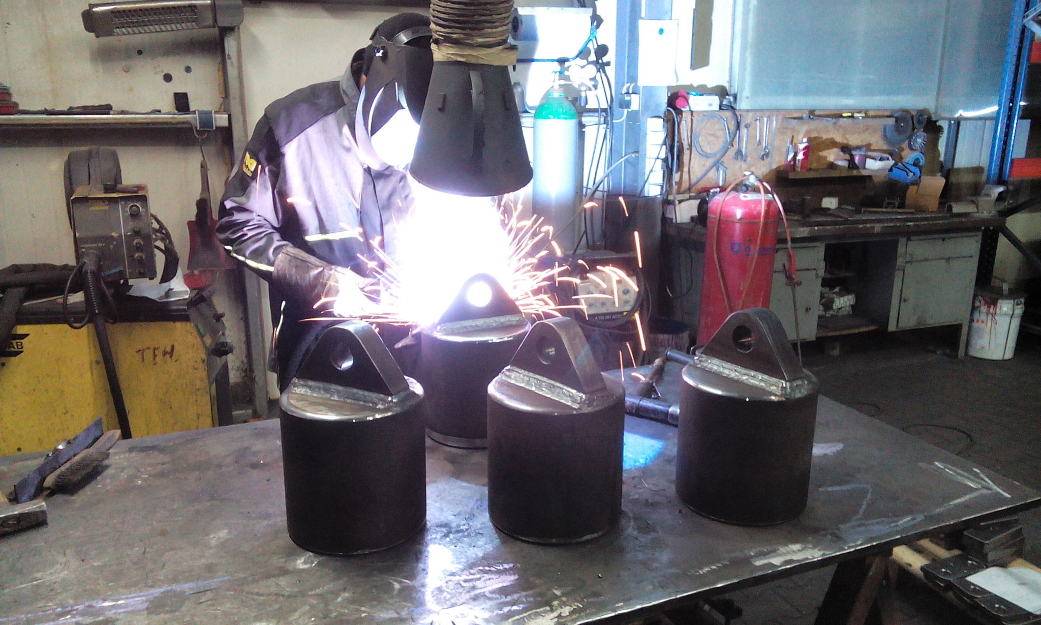 Fertigung einer Schweißbaugruppe, Ballastwirbel