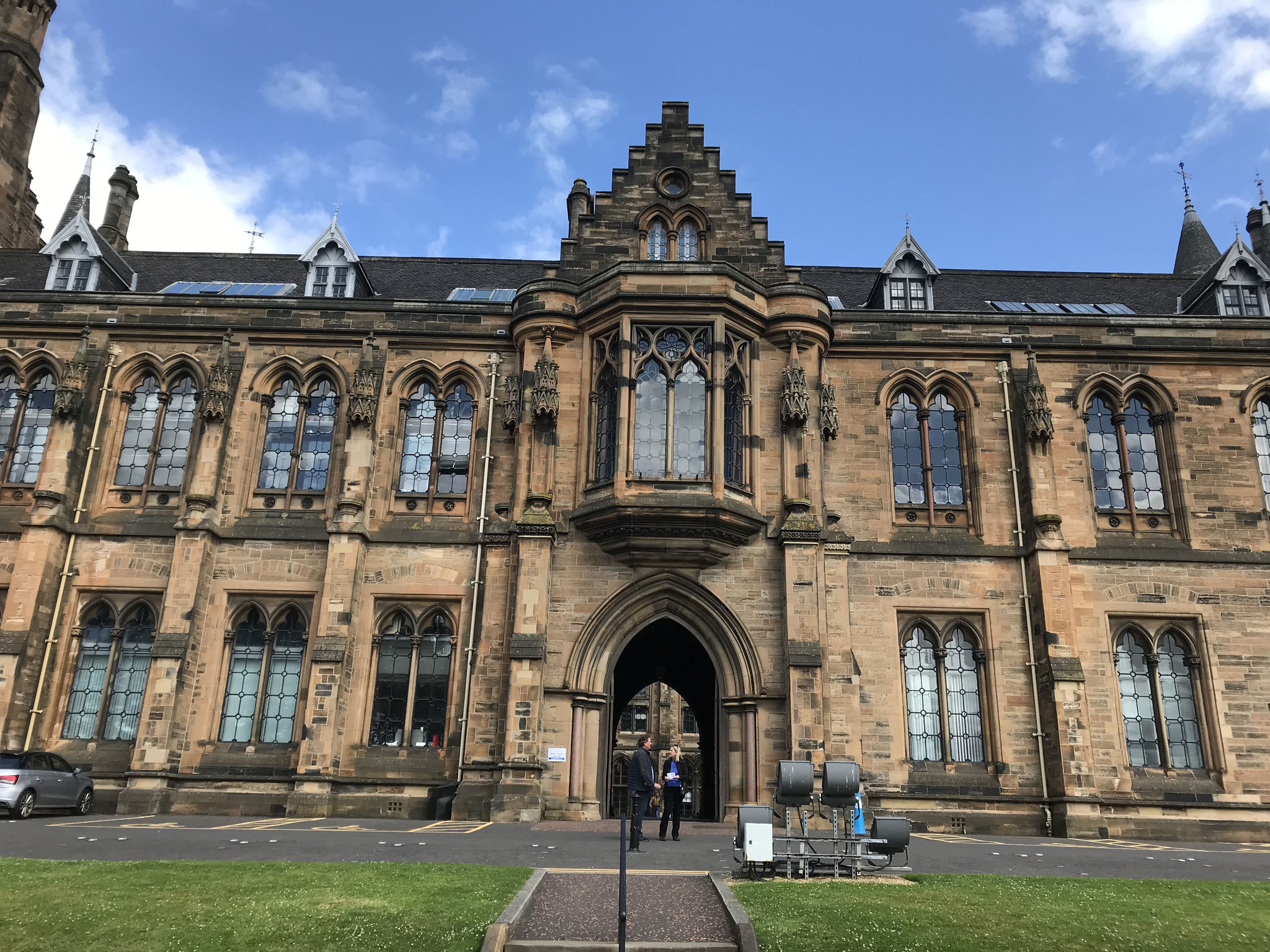 The  side entrance