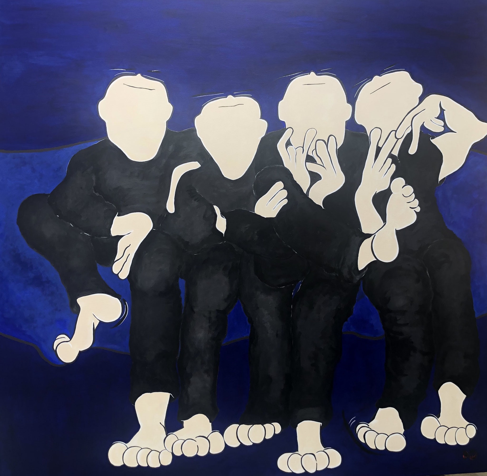 Boys, boys, boys - Acryl - 150x150