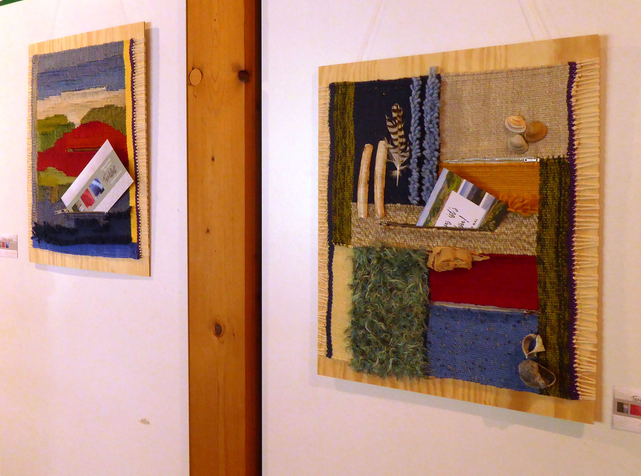 Bilder Aus Der Ausstellung In Bad Ditzenbach Ellas Gewebe Handweberei Ella Volland