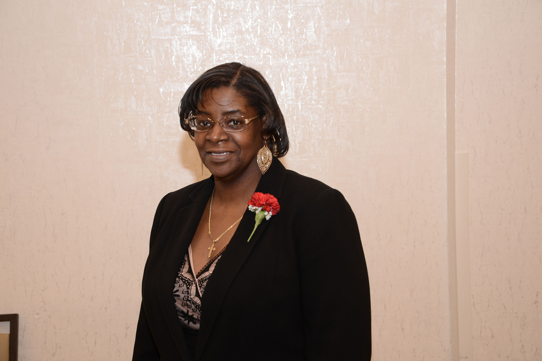 Club President YF U`nice Elliott-Jefferson