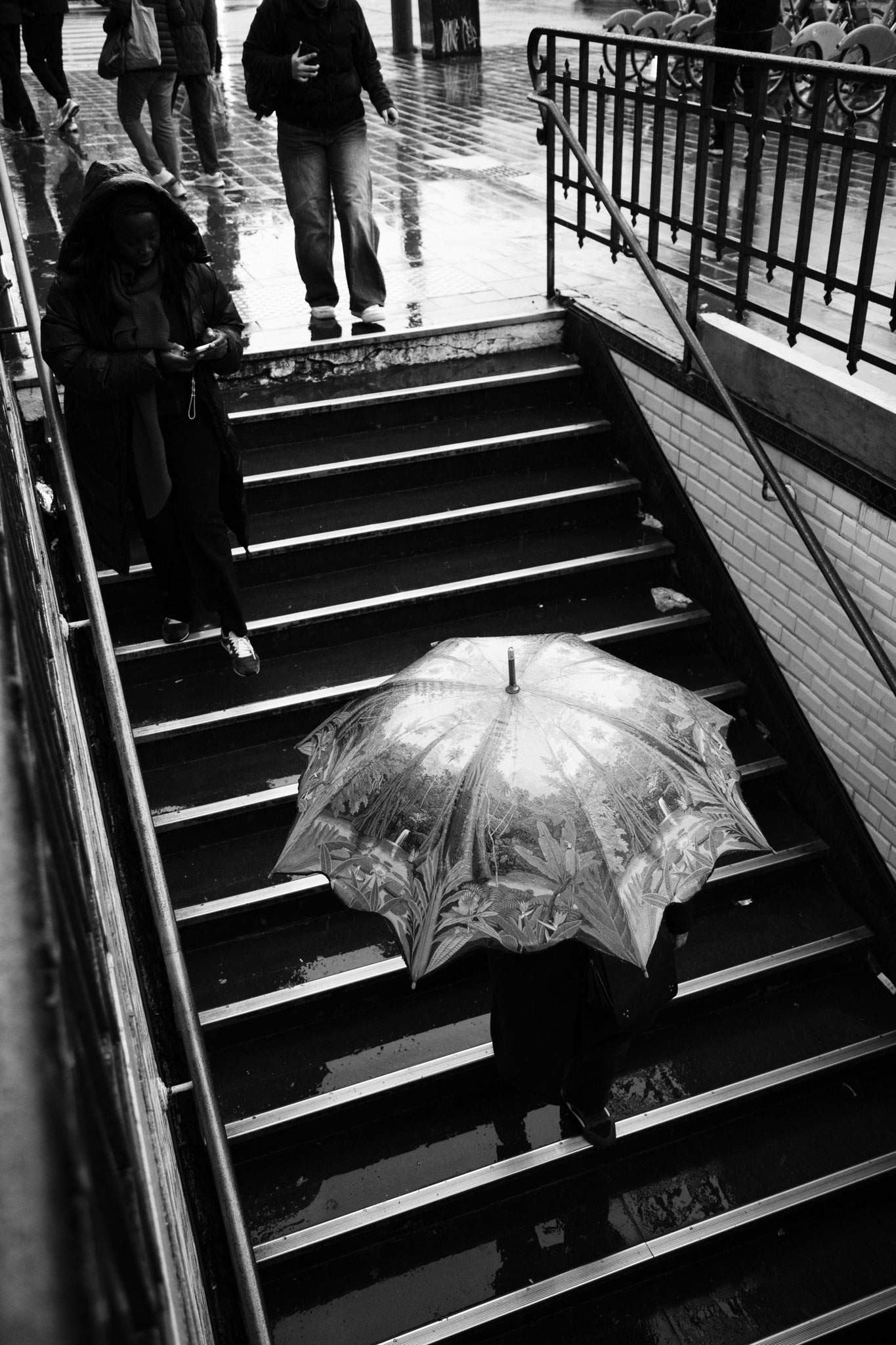 "Subway after the rain" - Place de la République, Paris (2026). © Clémence Rougetet