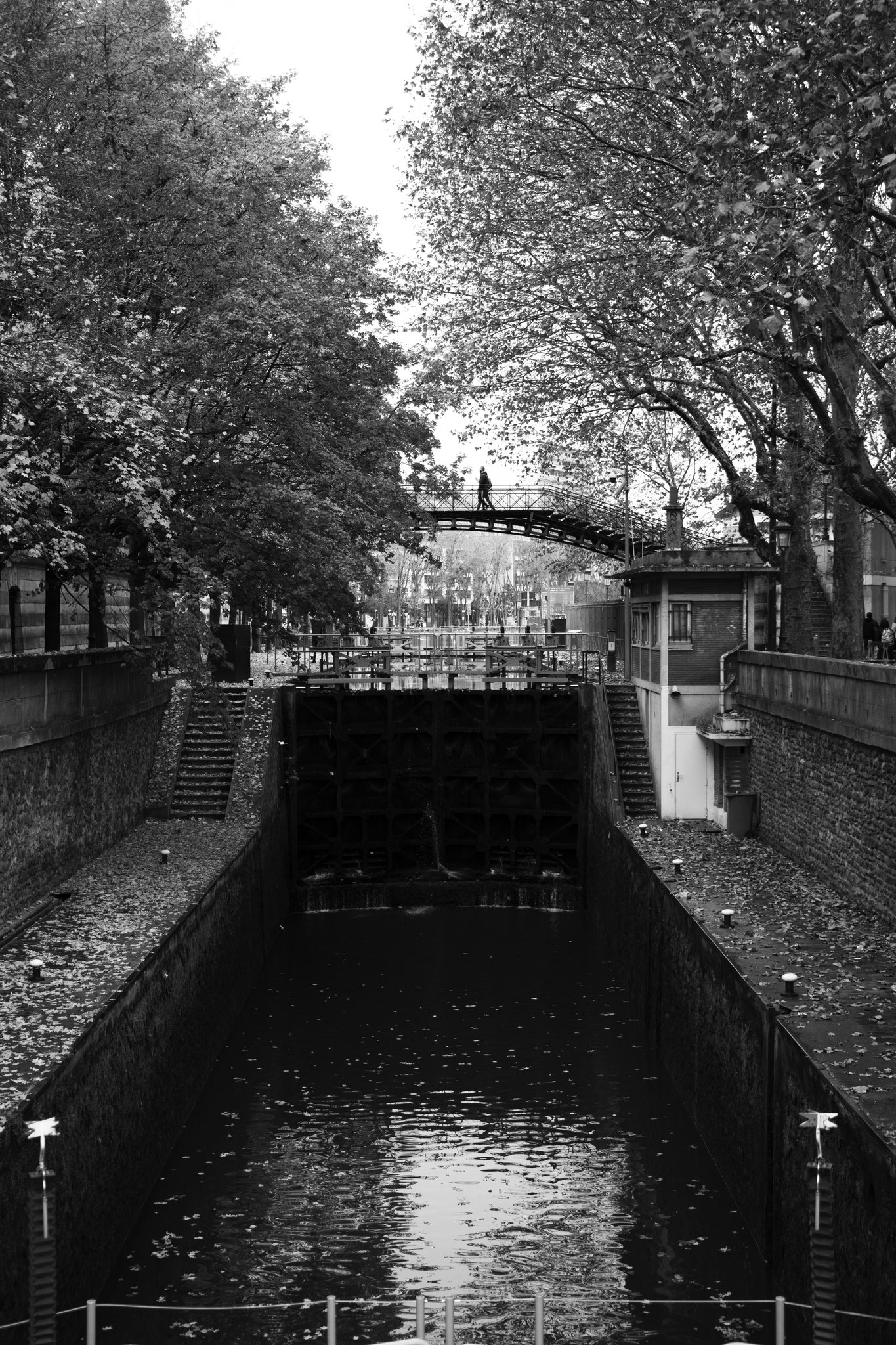 "Autumnal view" - Canal Saint-Martin, Paris (2021). © Clémence Rougetet