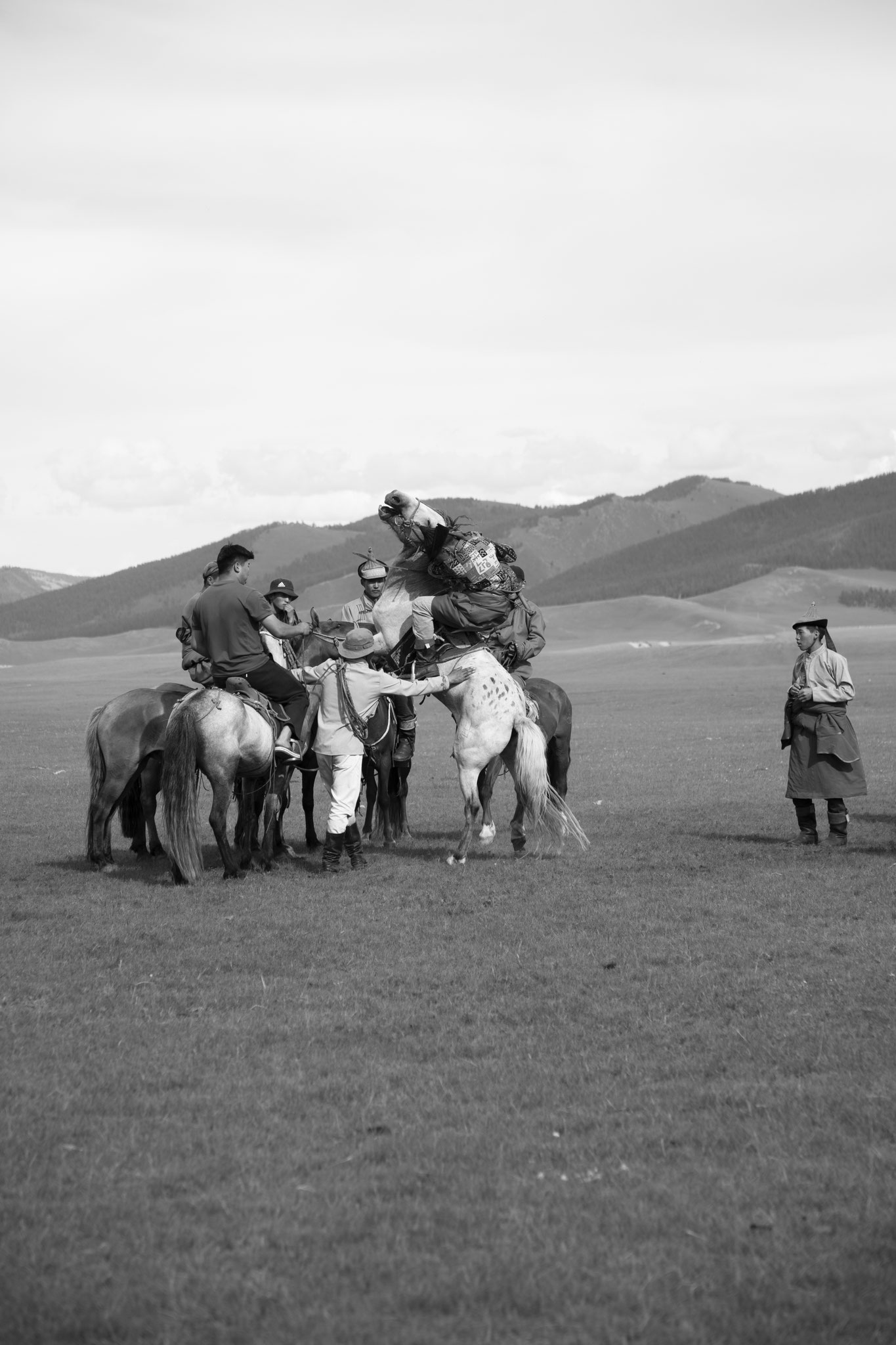 "Jump" - Fête du yack. Vallée de l’Orkhon, Mongolie (2025). © Clémence Rougetet