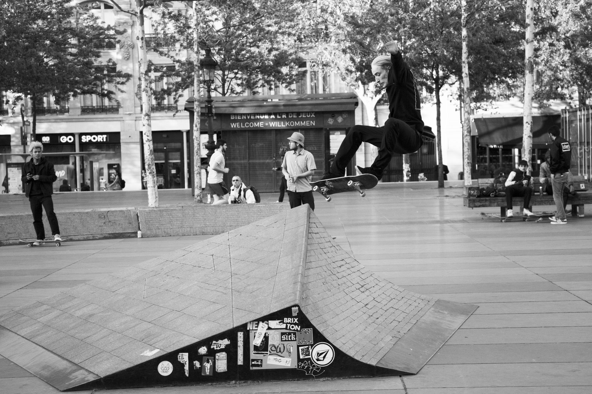 "Urban man" - Place de la République (2018). © Clémence Rougetet