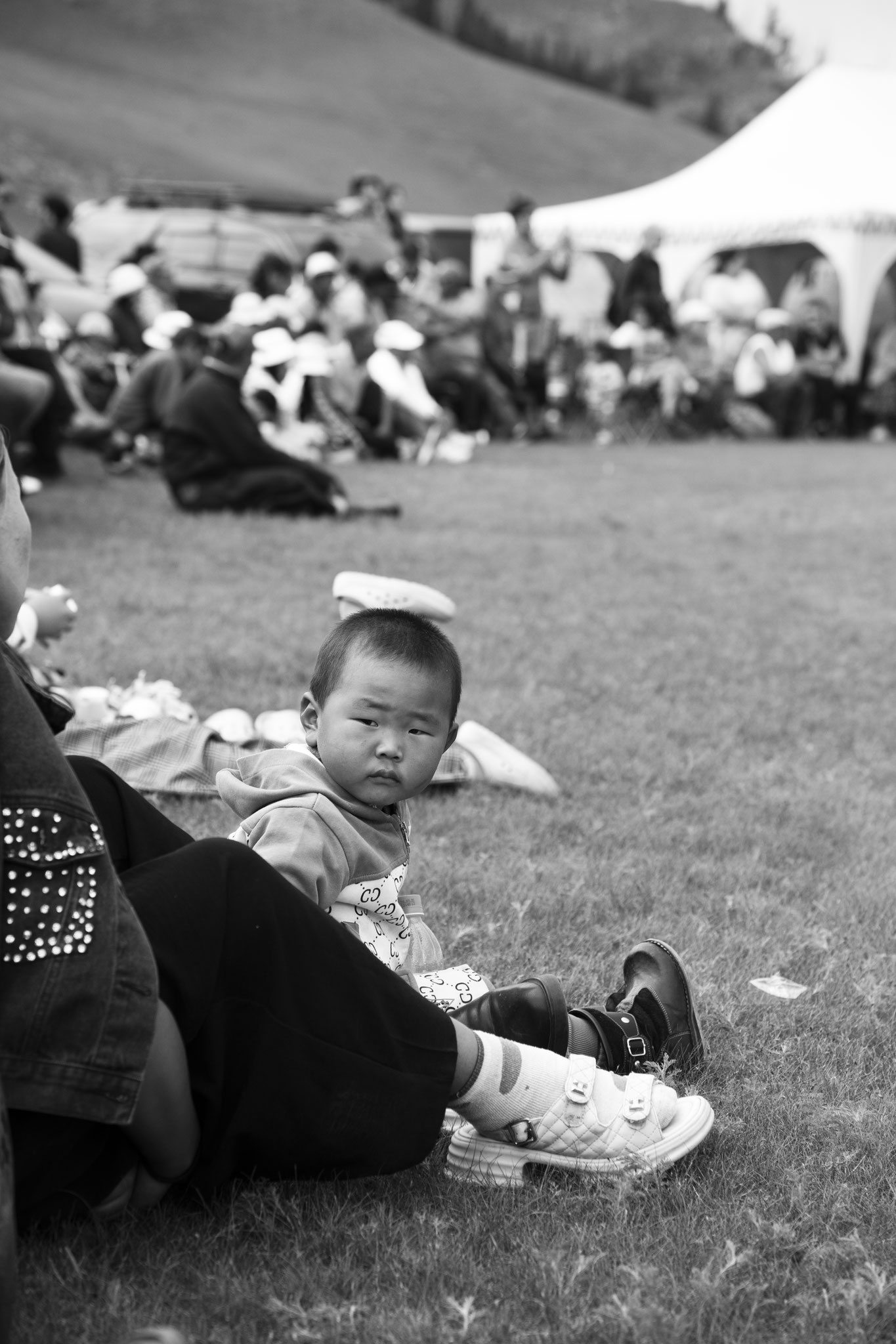 "Between feet" - Fête du yack. Vallée de l’Orkhon, Mongolie (2025). © Clémence Rougetet