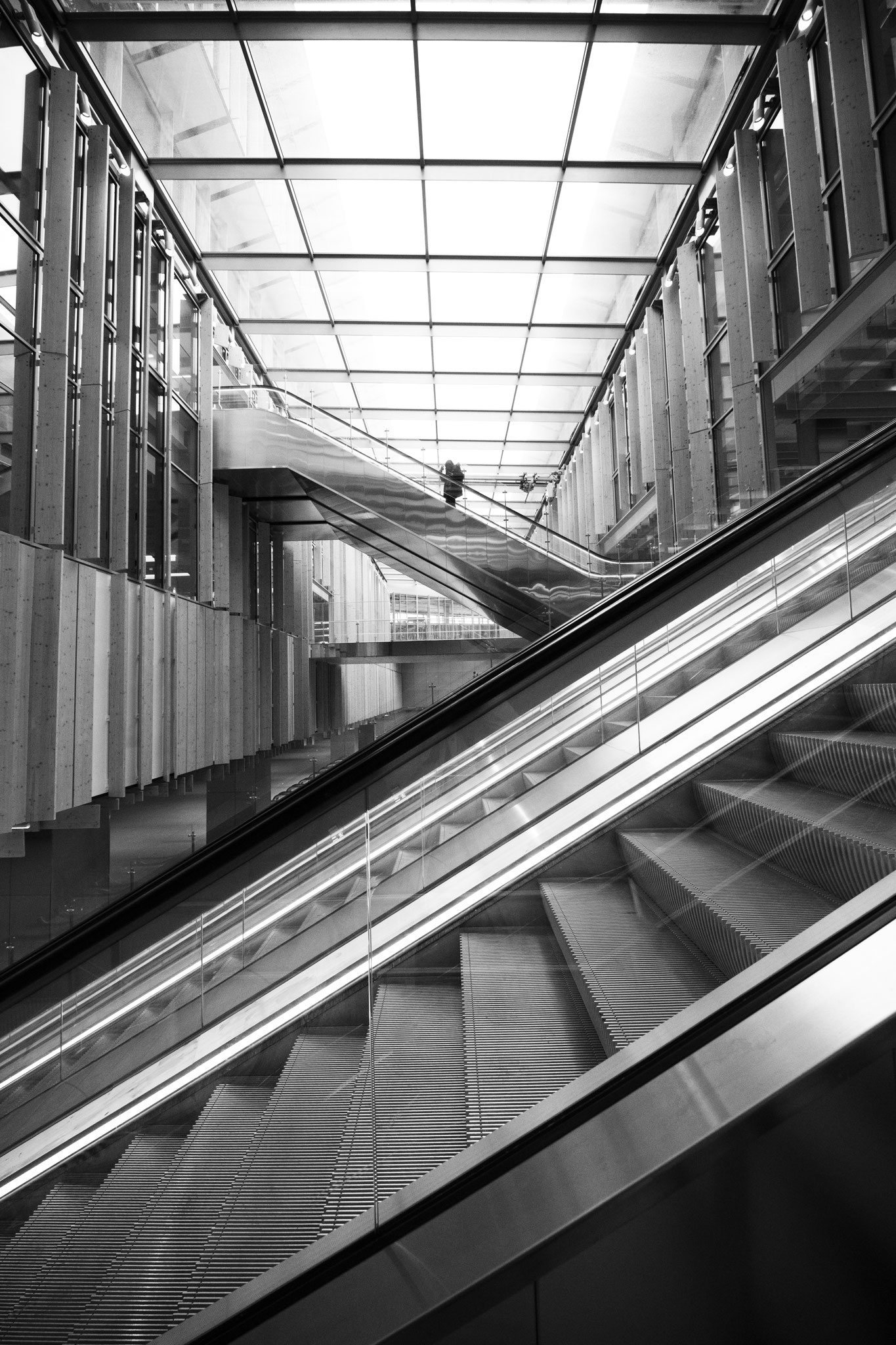 "Station in perspective" - Station Saint-Denis-Pleyel (2025). © Clémence Rougetet