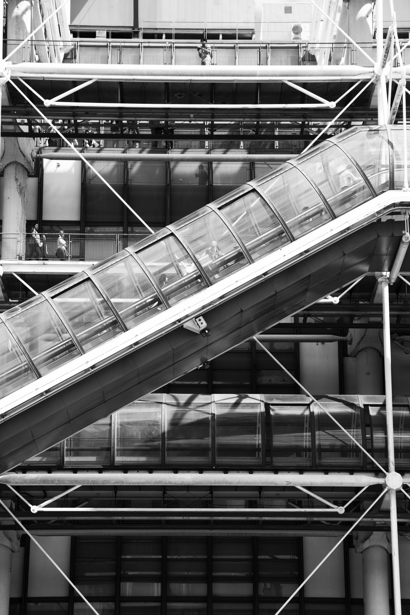 "Parisian lines" - Centre Pompidou (2019). © Clémence Rougetet