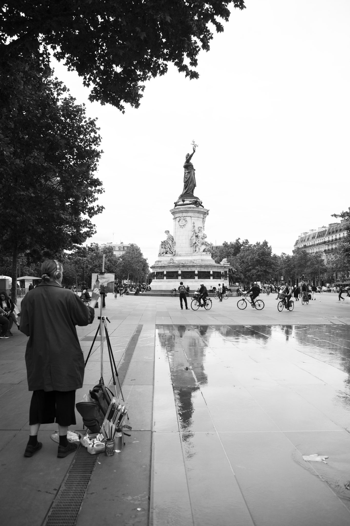 "City Painter" - Place de la République, Paris (2022). © Clémence Rougetet