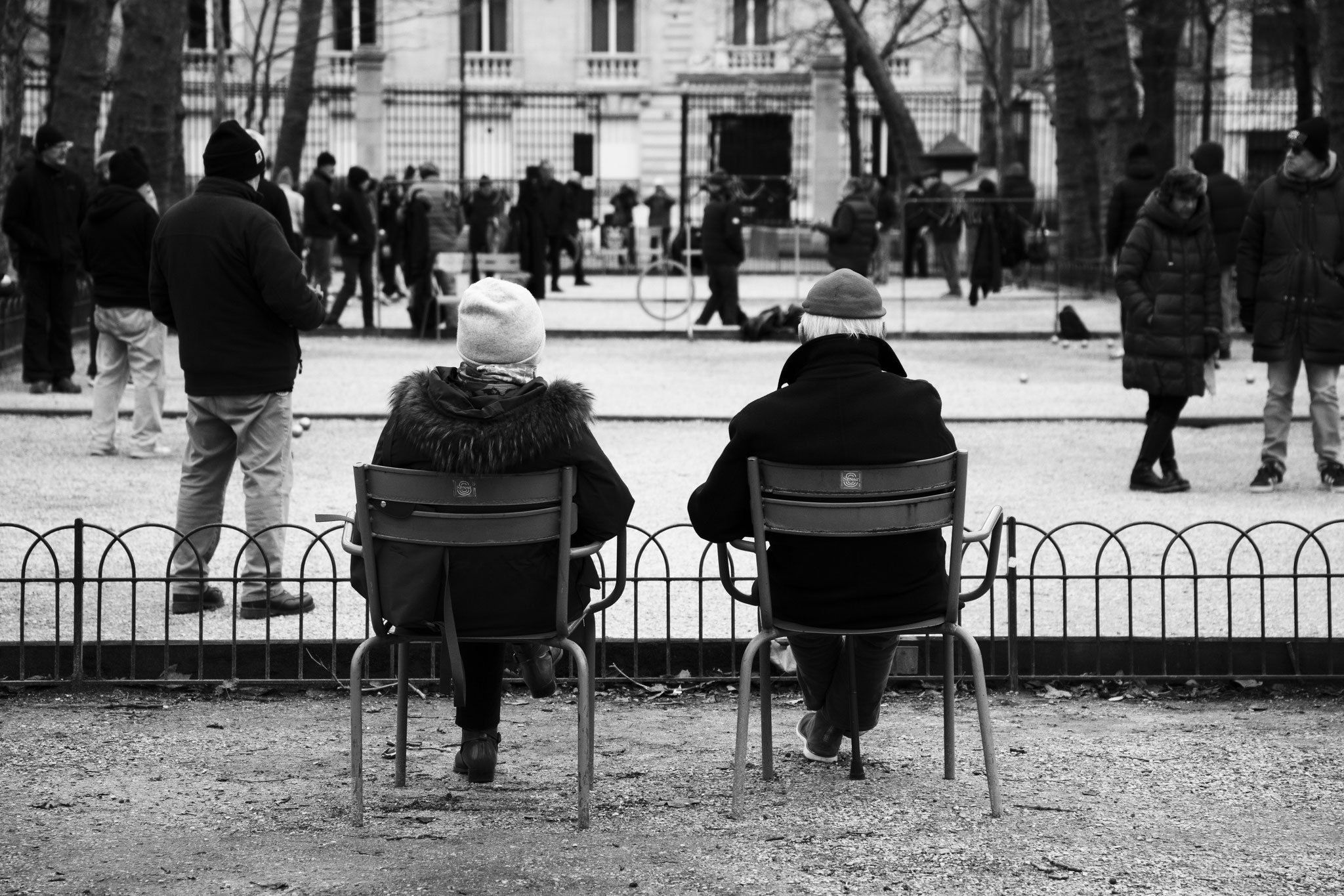 "Winter life in town" - Jardin du Luxembourg, Paris (2025). © Clémence Rougetet