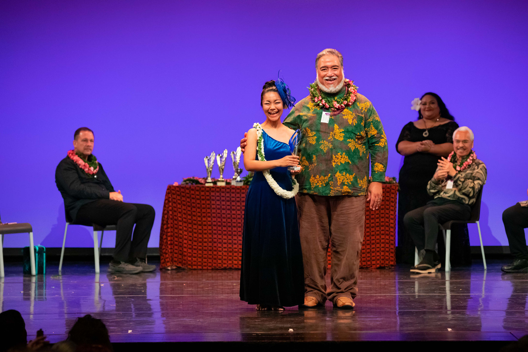 Wahine 'Auana Solistin 3. Platz: London School of Hula and 'Ori (Vereinigtes Königreich): Satomi Uchida