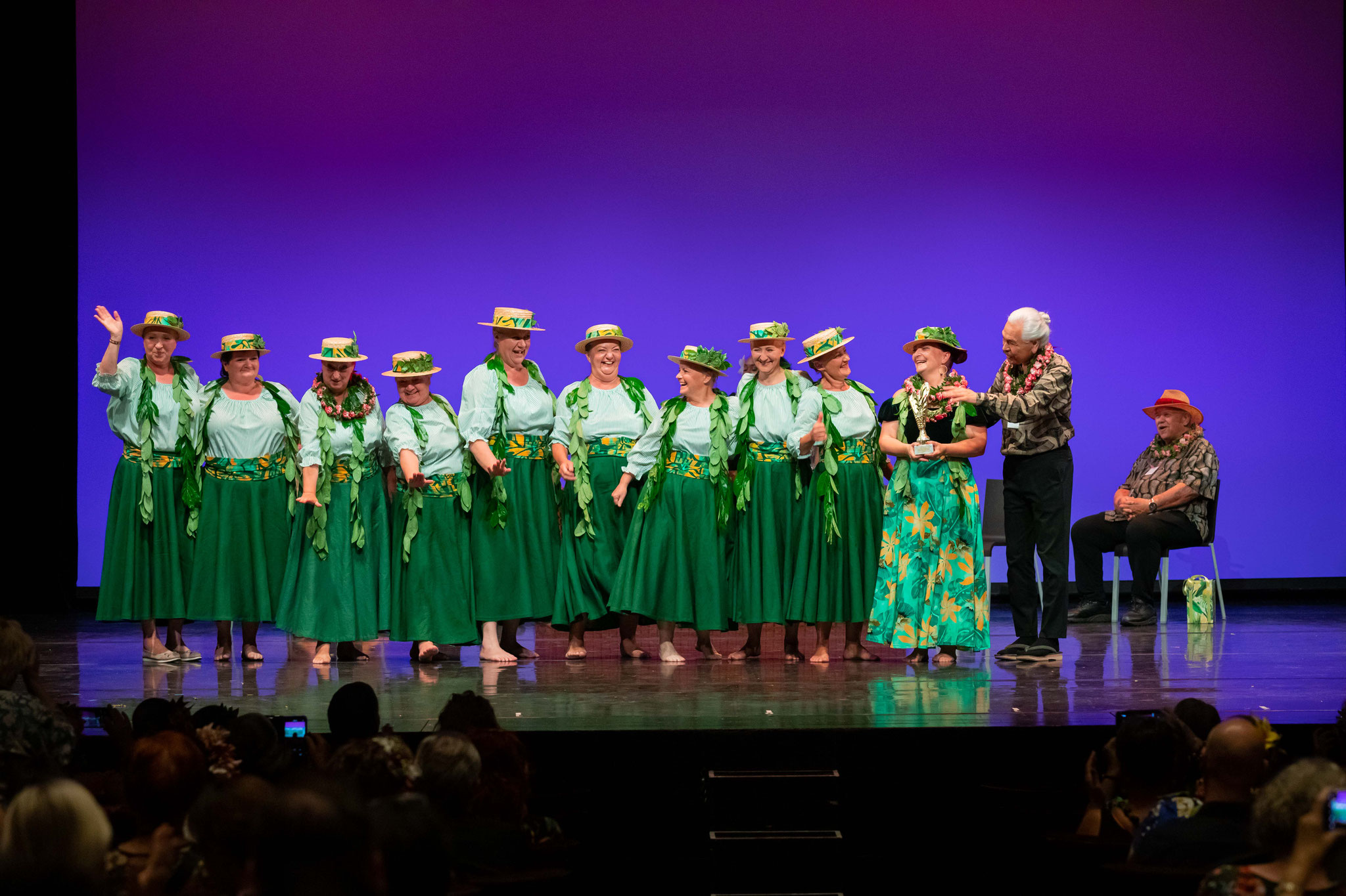 Kupuna 'Auana Gruppe 1. Platz: Ka Wai Ku'ikahi O Danube (Österreich)