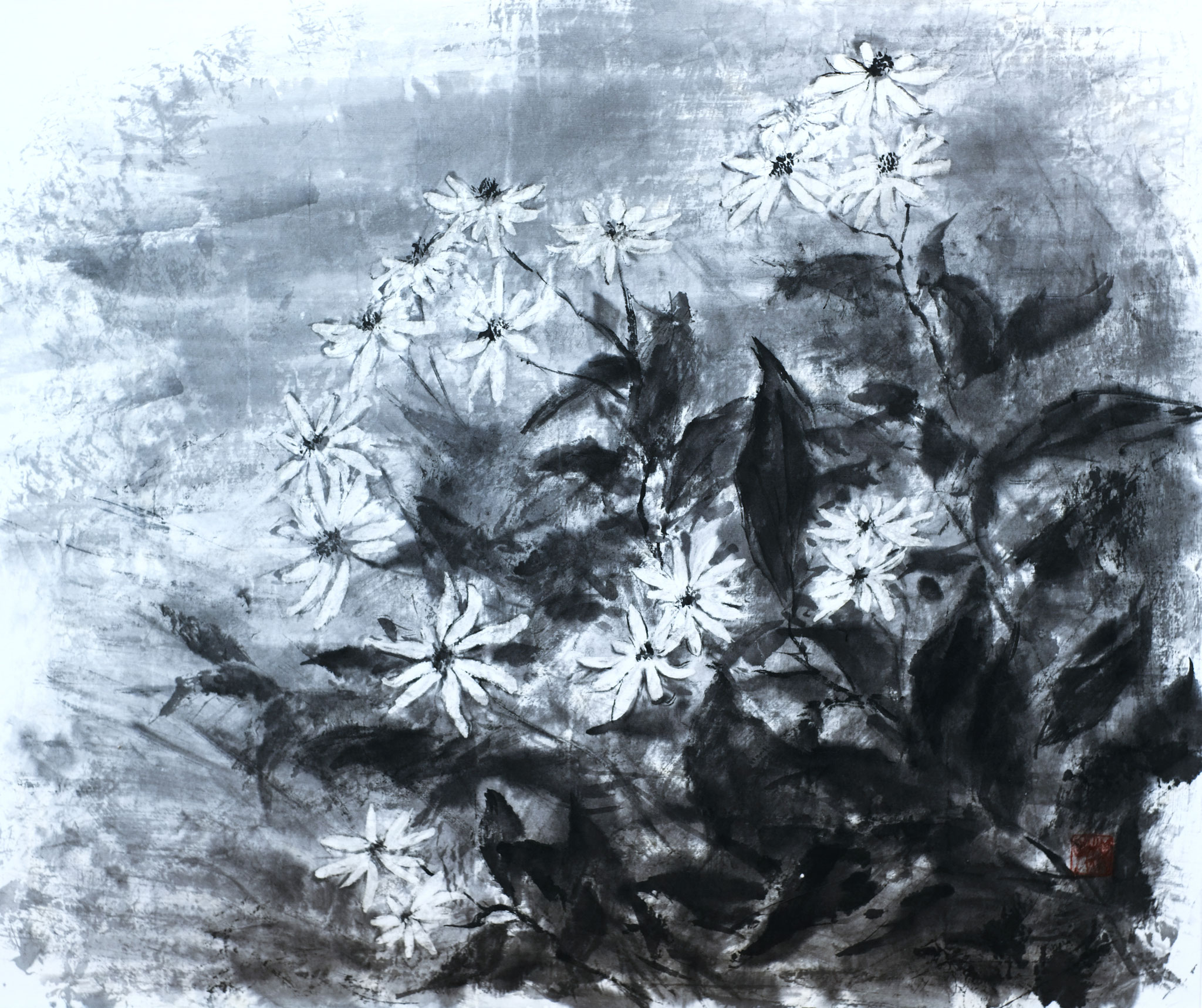 野の花　F10